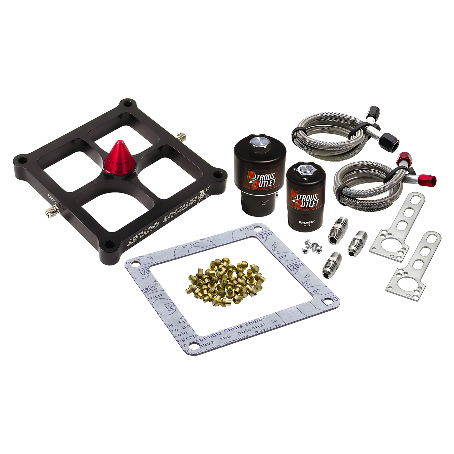 Stinger 2 Race Wet 4500 Solenoids Forward Nitrous Plate Conversion