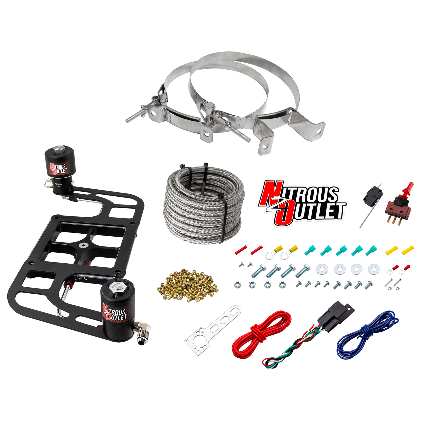 Stinger 2 Standard Wet 4500 Boomerang Nitrous Plate System