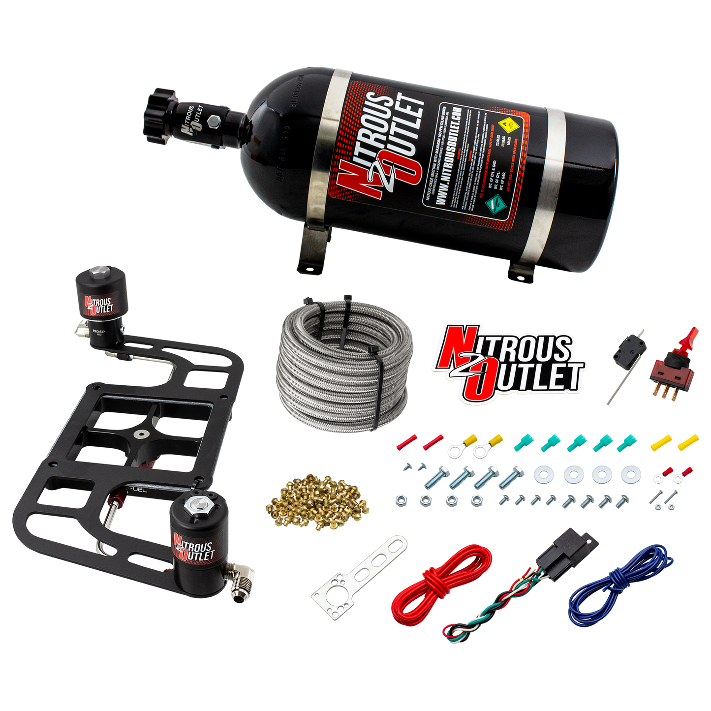 Stinger 2 Standard Wet 4500 Boomerang Nitrous Plate System