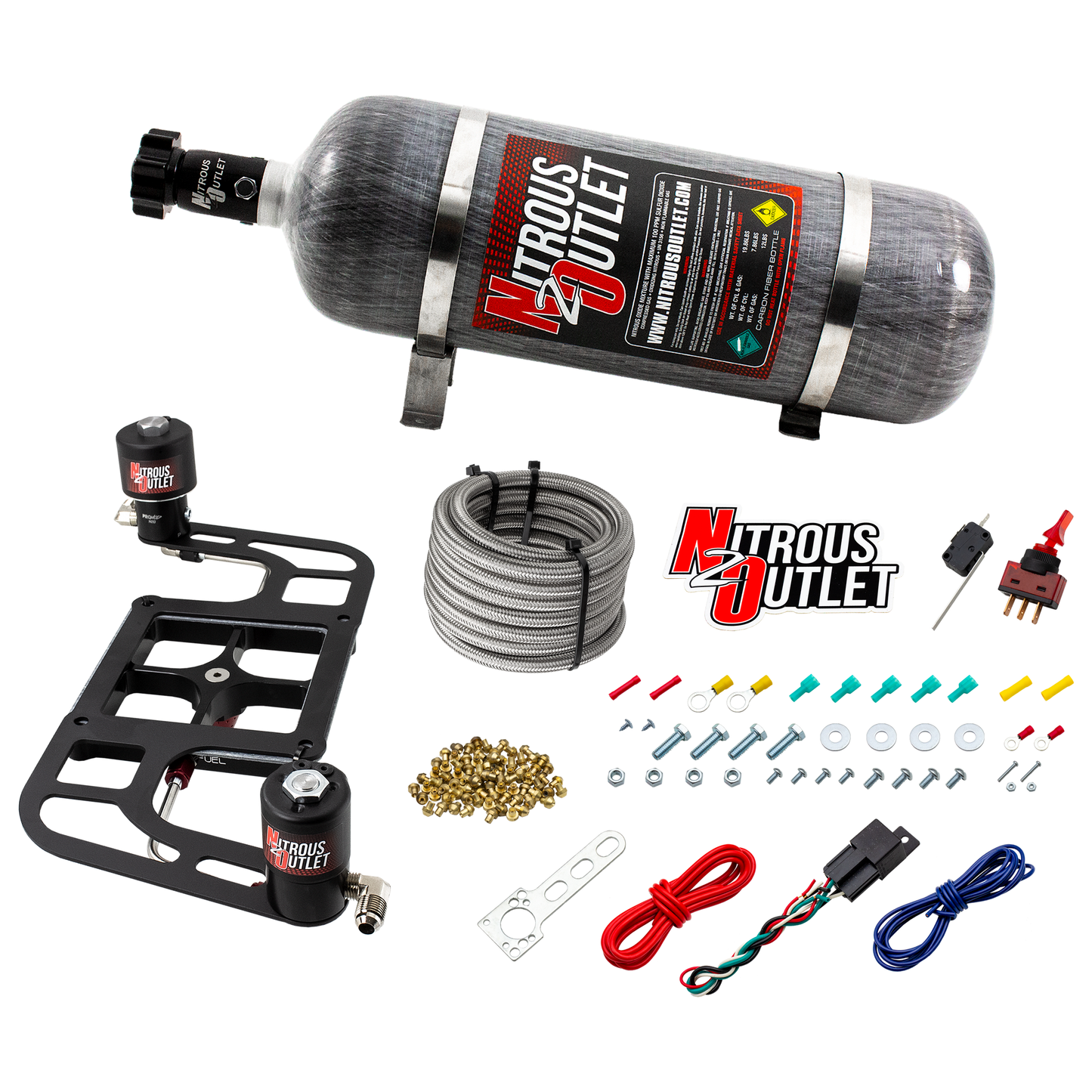 Stinger 2 Standard Wet 4500 Boomerang Nitrous Plate System