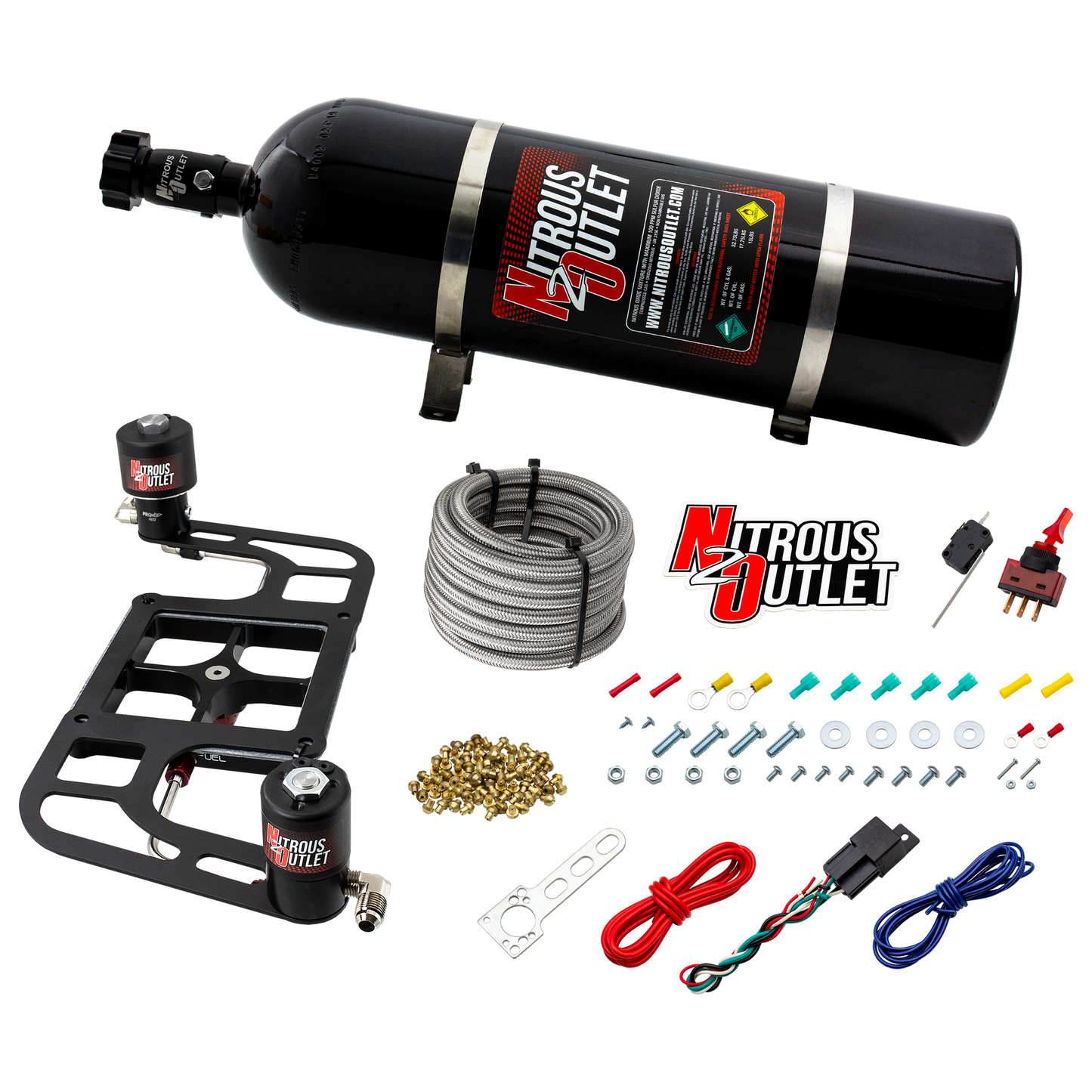 Stinger 2 Standard Wet 4500 Boomerang Nitrous Plate System