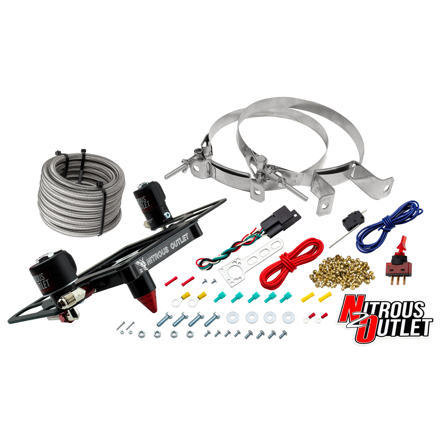 Stinger 3 Standard Wet 4500 Boomerang Nitrous Plate System