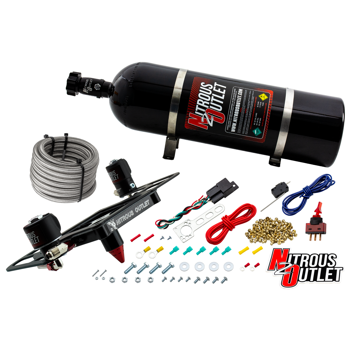Stinger 3 Standard Wet 4500 Boomerang Nitrous Plate System
