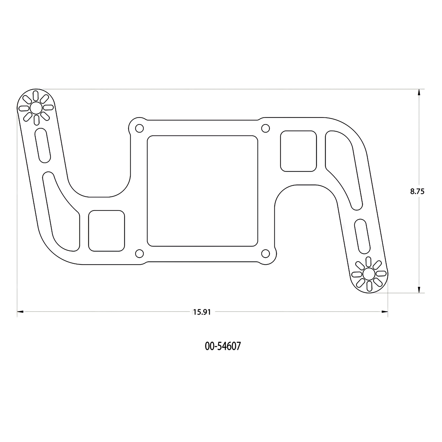 Stinger 3 Standard Wet 4500 Boomerang Nitrous Plate System