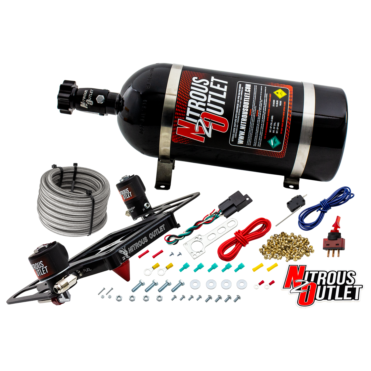 Stinger 4 Standard Wet 4500 Boomerang Nitrous Plate System
