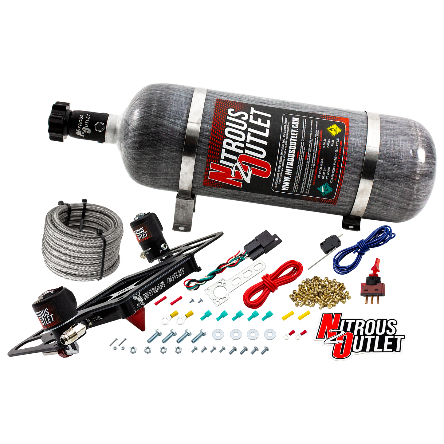 Stinger 4 Standard Wet 4500 Boomerang Nitrous Plate System