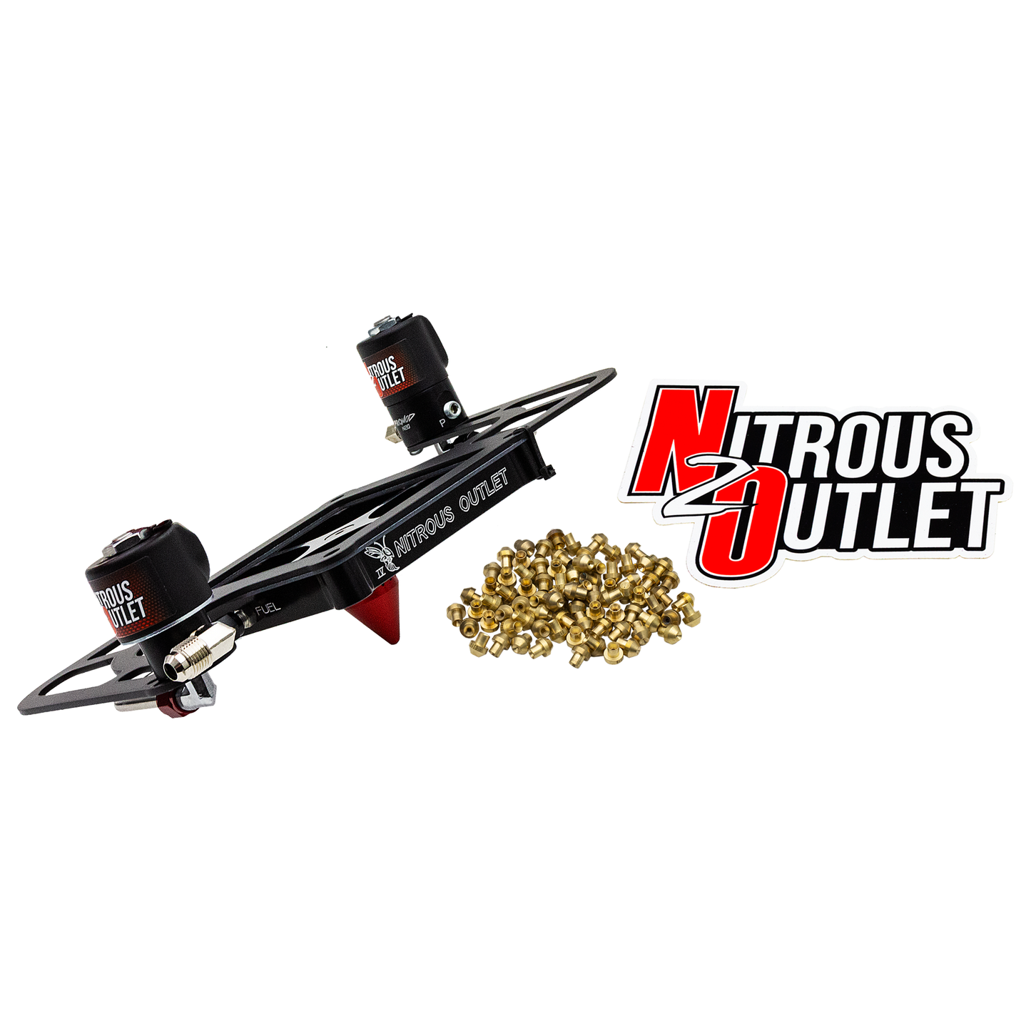 Stinger 4 Standard Wet 4500 Boomerang Solenoids Forward Nitrous Plate Conversion