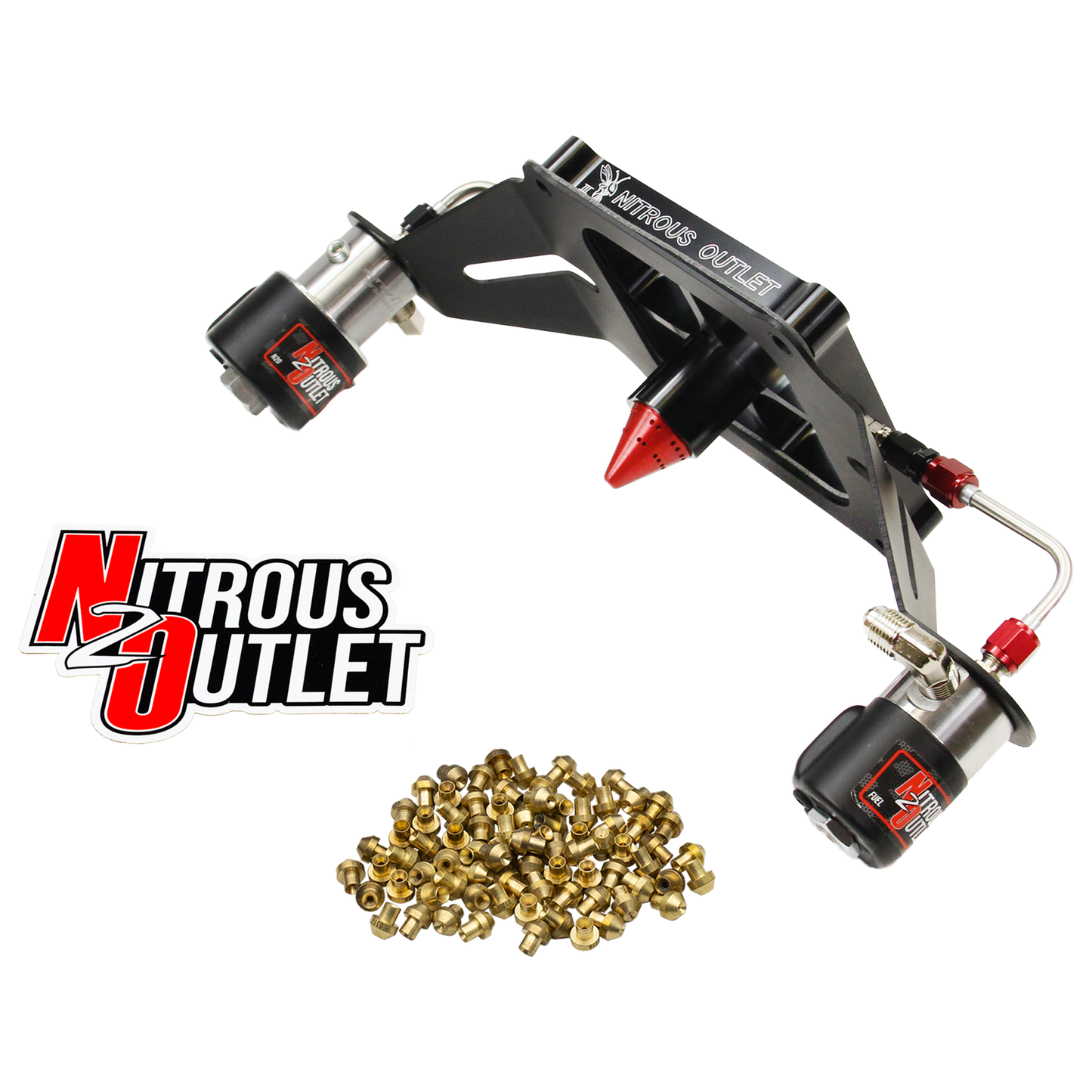 Stinger 3 Race Wet 4500 Deep Break Solenoids Forward Nitrous Plate Conversion