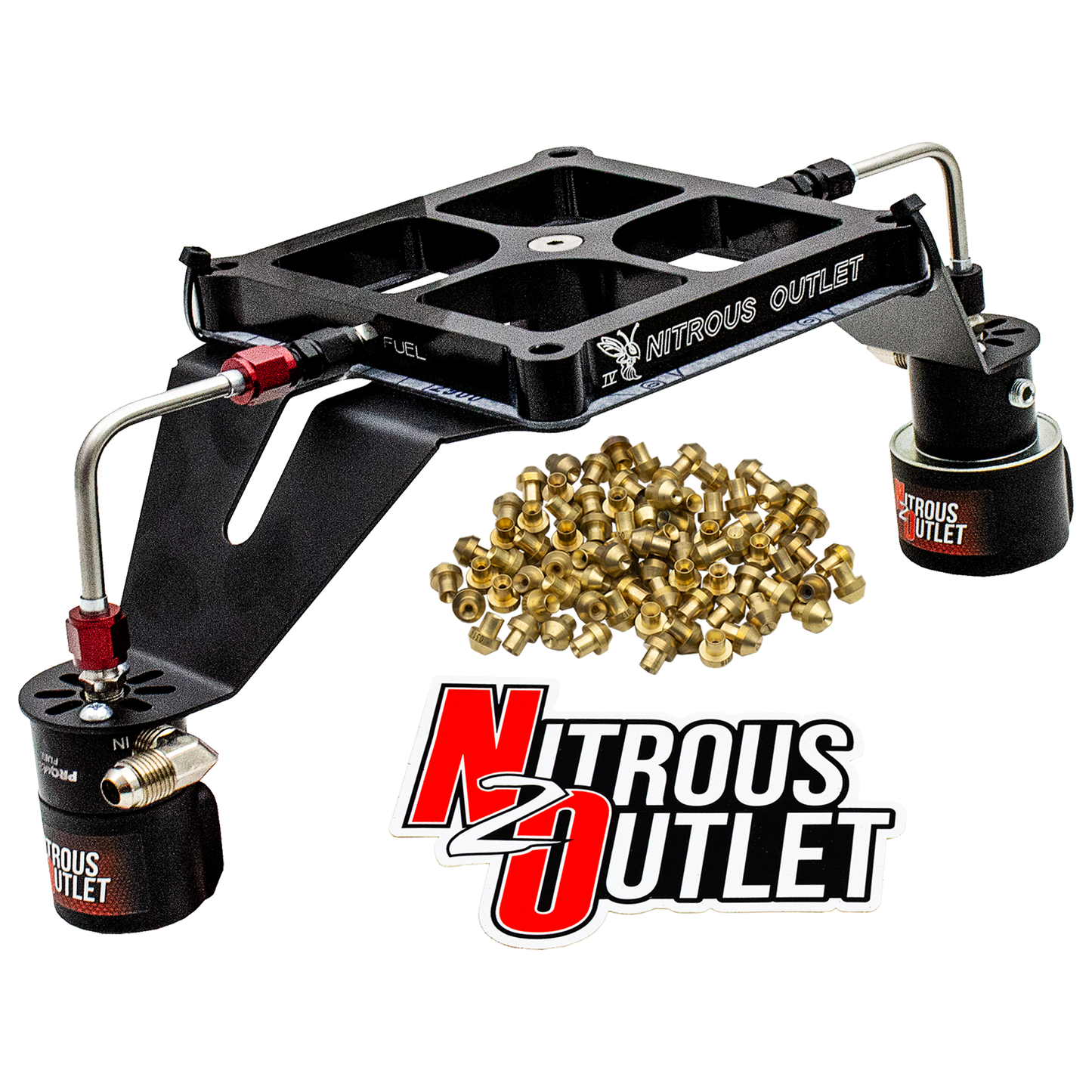 Stinger 4 Race Wet 4500 Deep Break Solenoids Forward Nitrous Plate Conversion