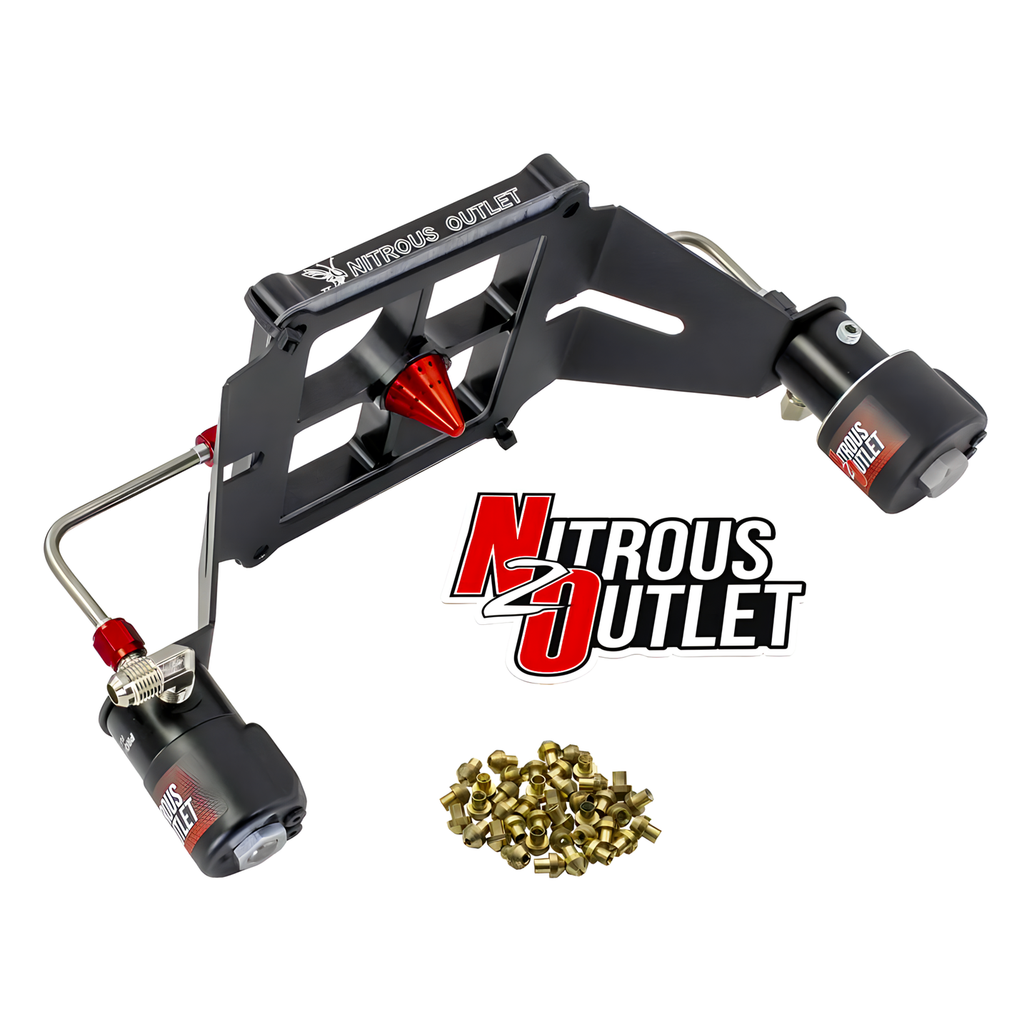 Stinger 2 Race Wet 4500 Deep Break Solenoids Forward Nitrous Plate Conversion