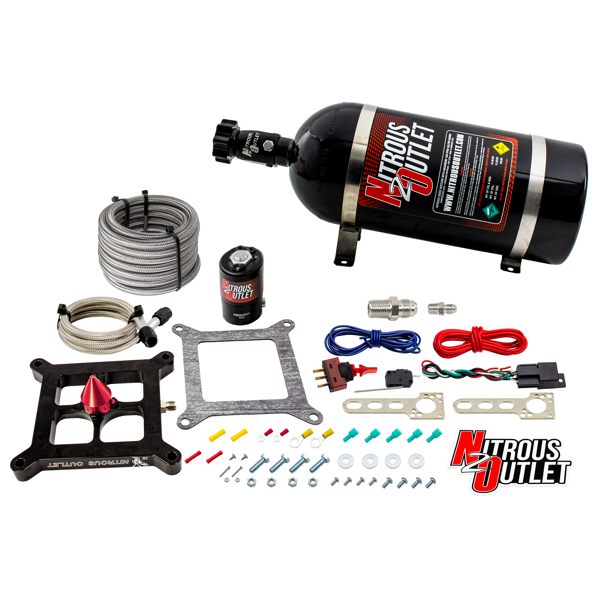 Stinger 4 Dry 4150 Nitrous Plate System – Nitrous Outlet