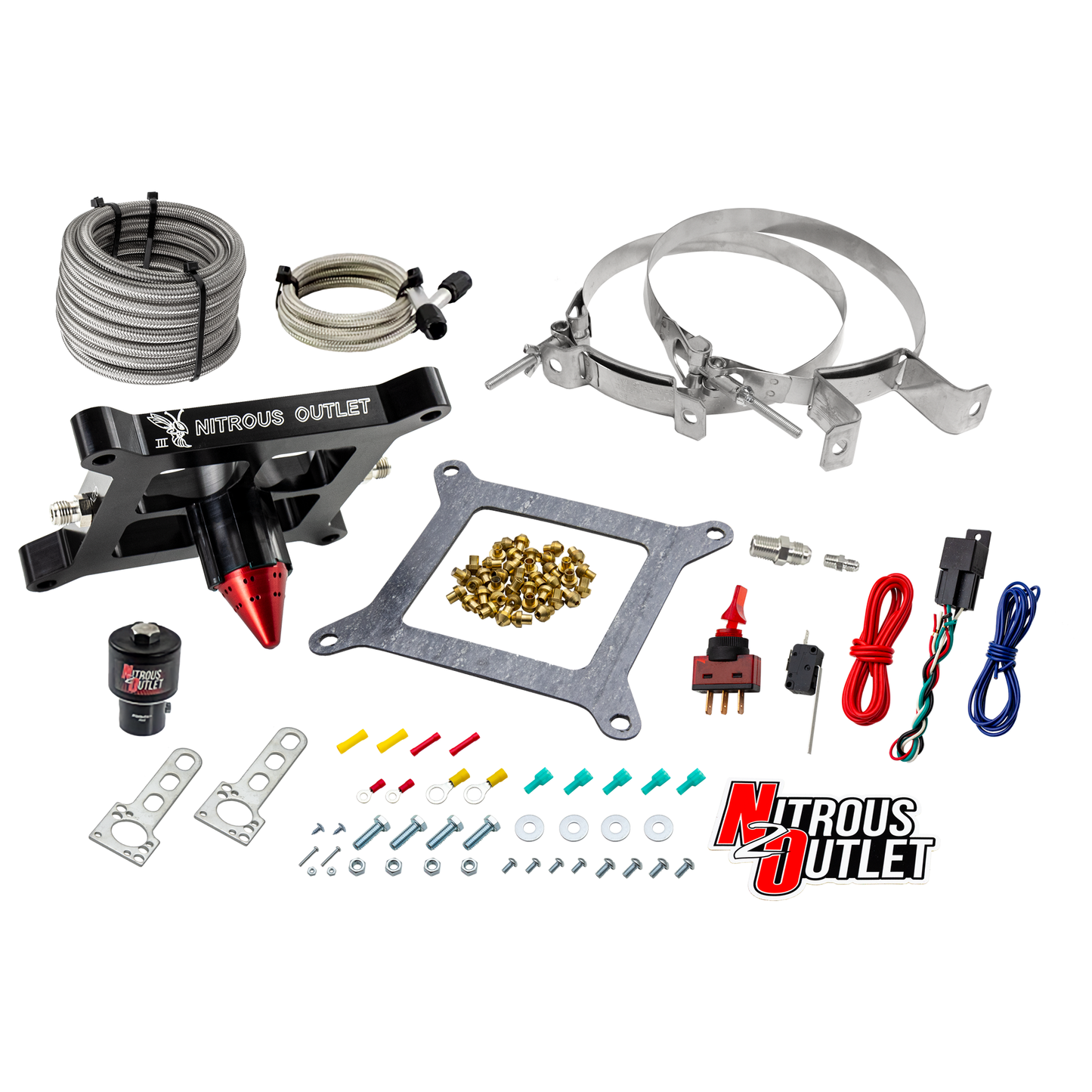 Stinger 3 Race Dry 4150 Nitrous Plate System