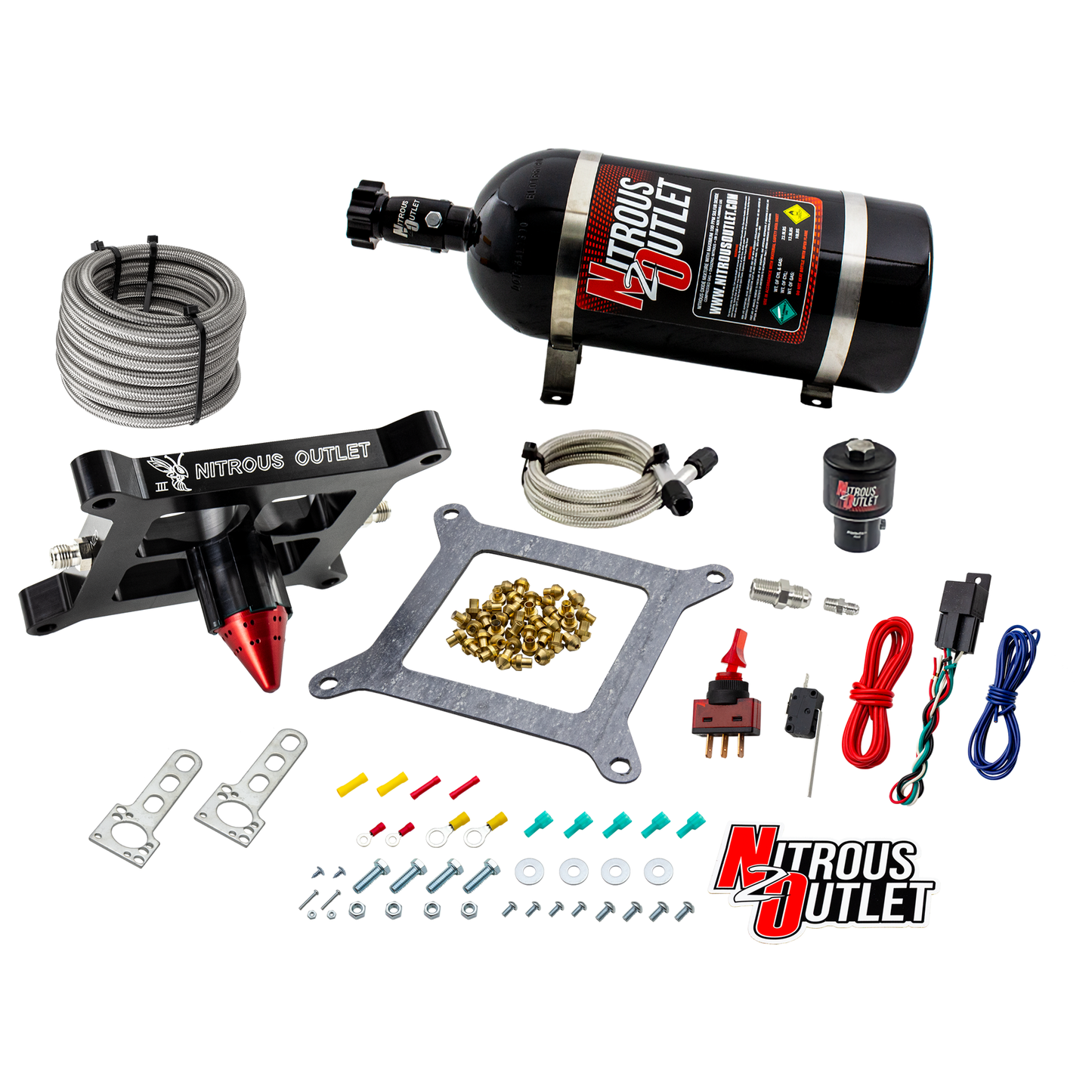 Stinger 3 Race Dry 4150 Nitrous Plate System