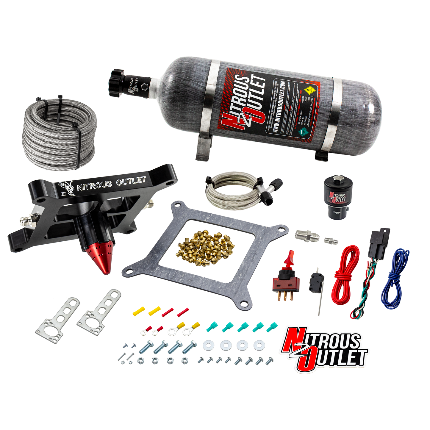 Stinger 3 Race Dry 4150 Nitrous Plate System
