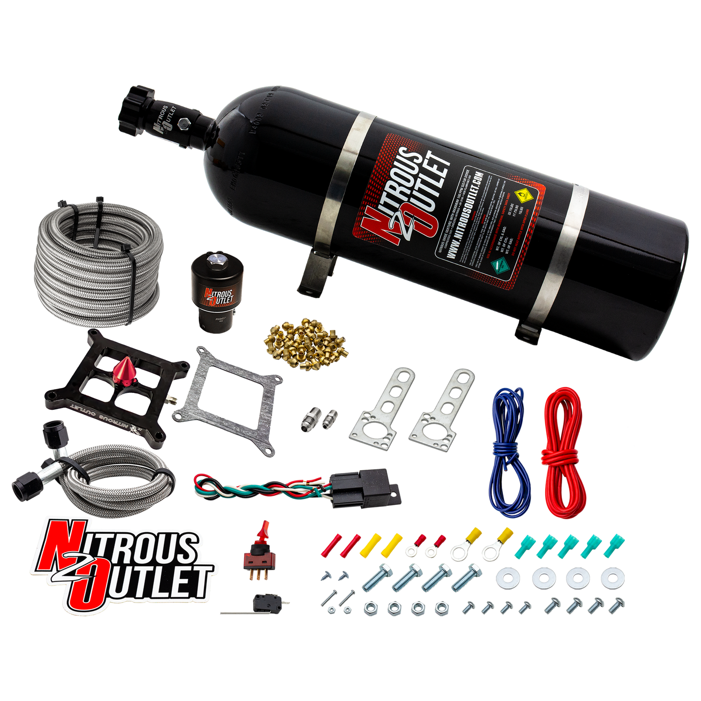 Stinger 4 Race Dry 4150 Nitrous Plate System