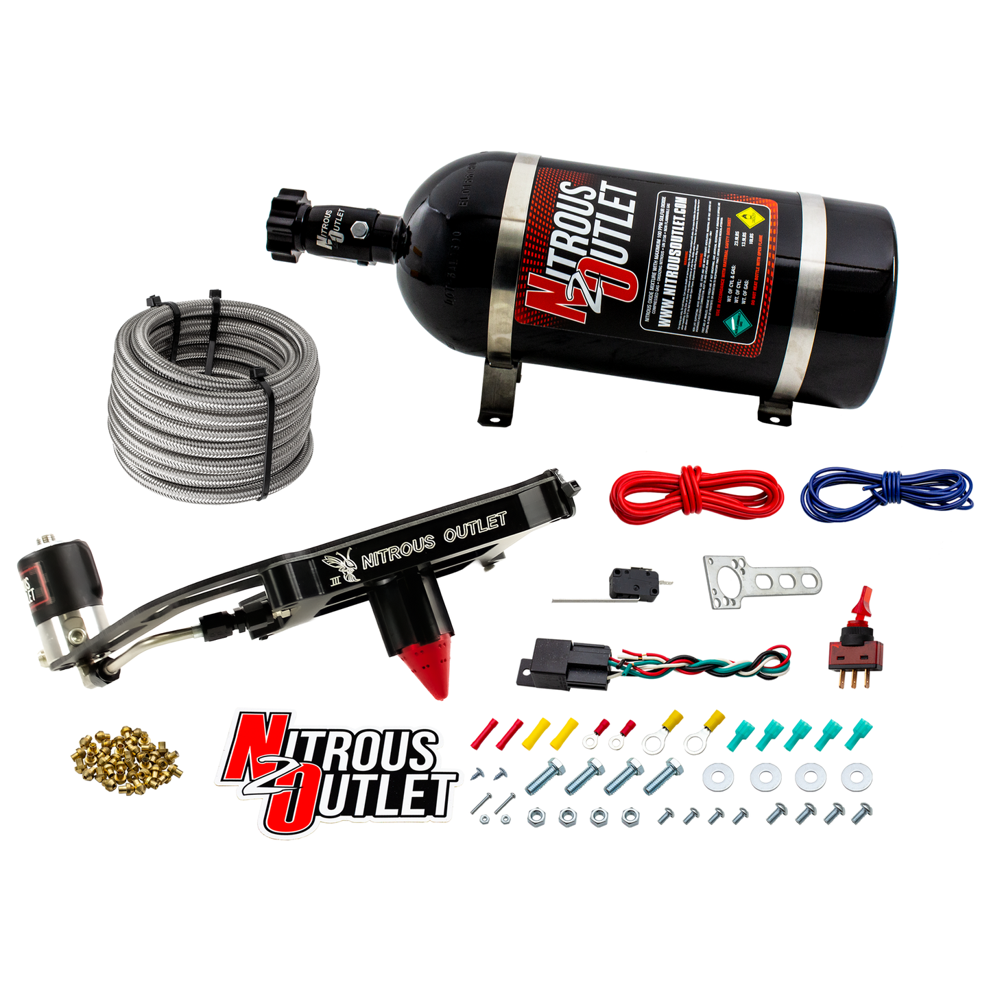 4150 Stinger 3 Dry Plate System With Offset Solenoid Bracket(50-400HP)