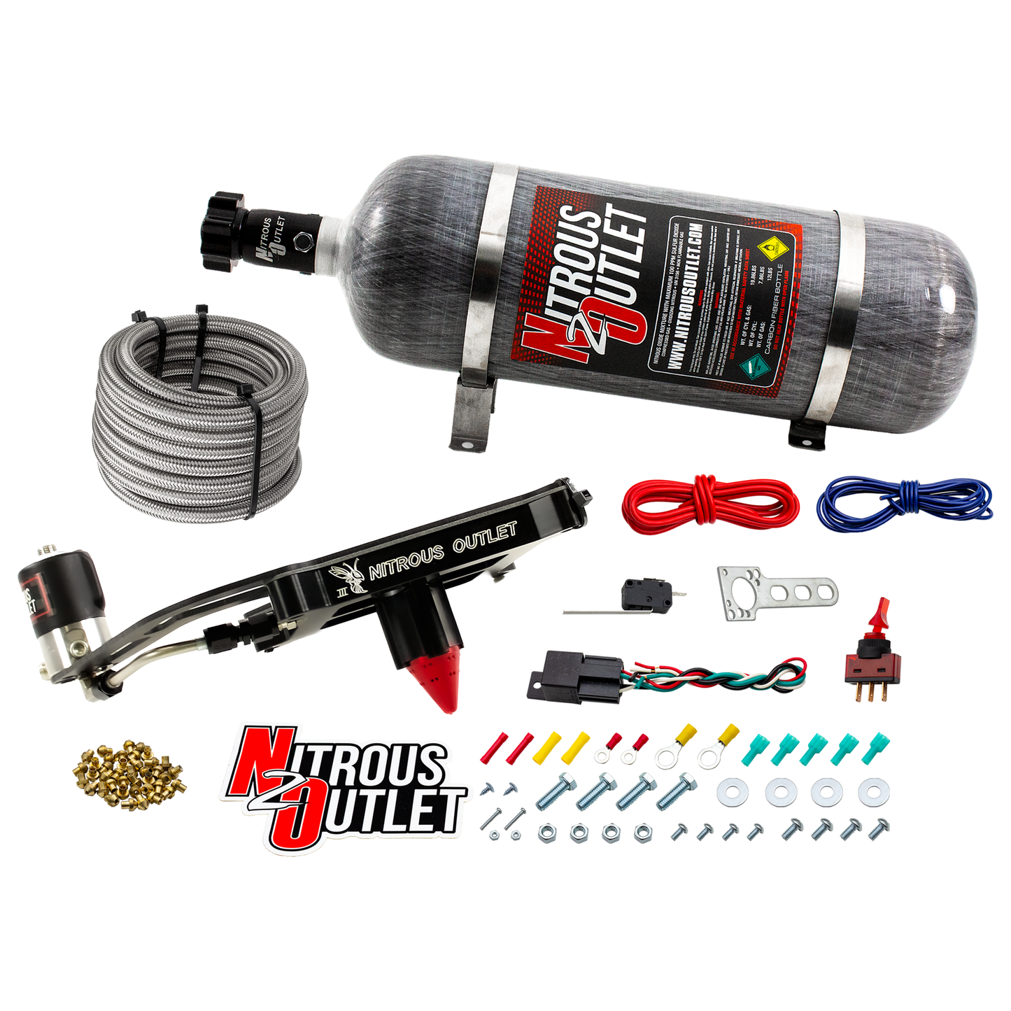 4150 Stinger 3 Dry Plate System With Offset Solenoid Bracket(50-400HP)