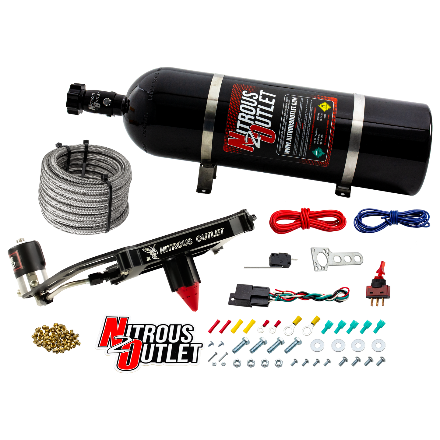 4150 Stinger 3 Dry Plate System With Offset Solenoid Bracket(50-400HP)