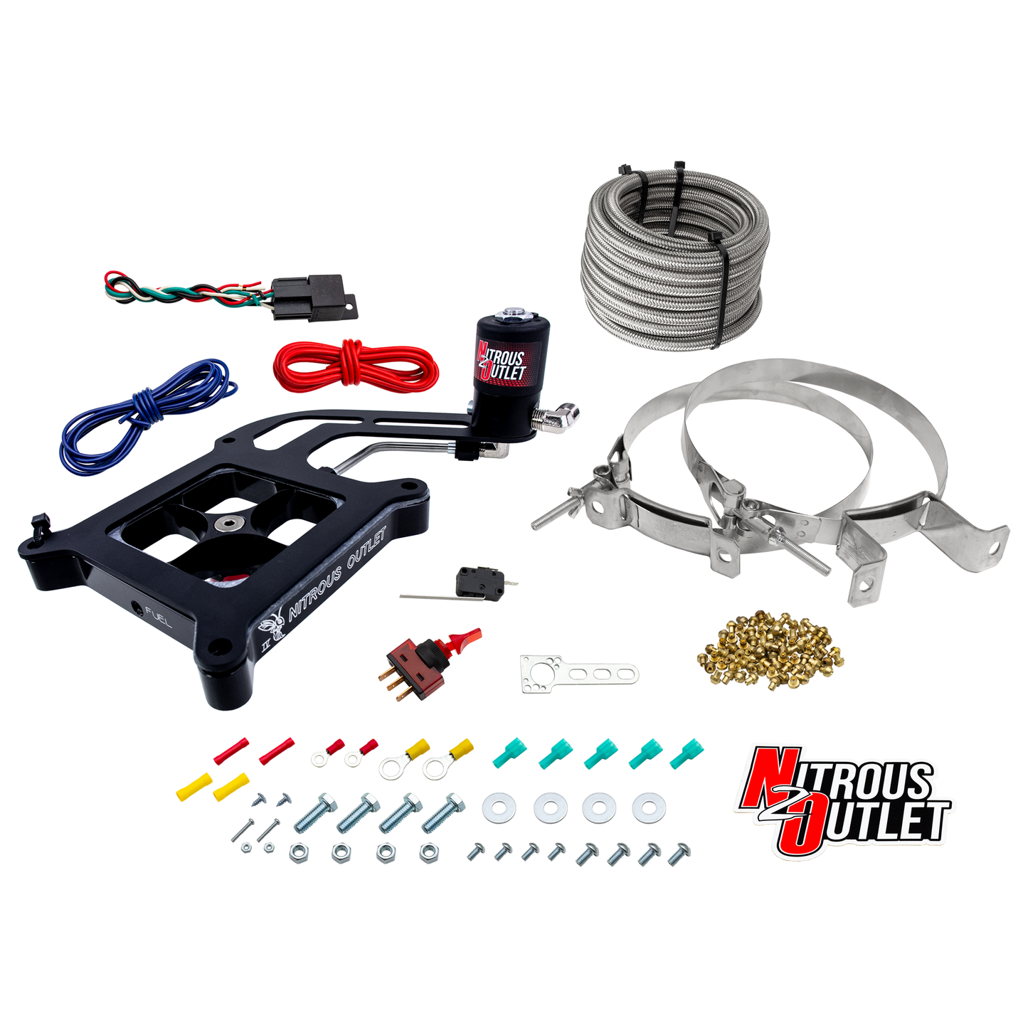 Stinger 4 Standard Dry 4150 Boomerang Nitrous Plate System