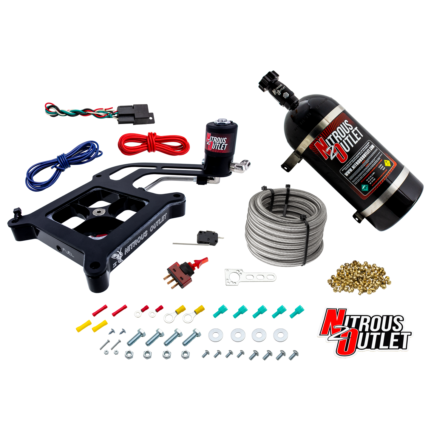 Stinger 4 Standard Dry 4150 Boomerang Nitrous Plate System