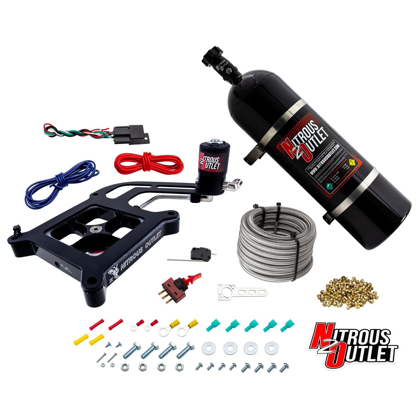 Stinger 4 Standard Dry 4150 Boomerang Nitrous Plate System