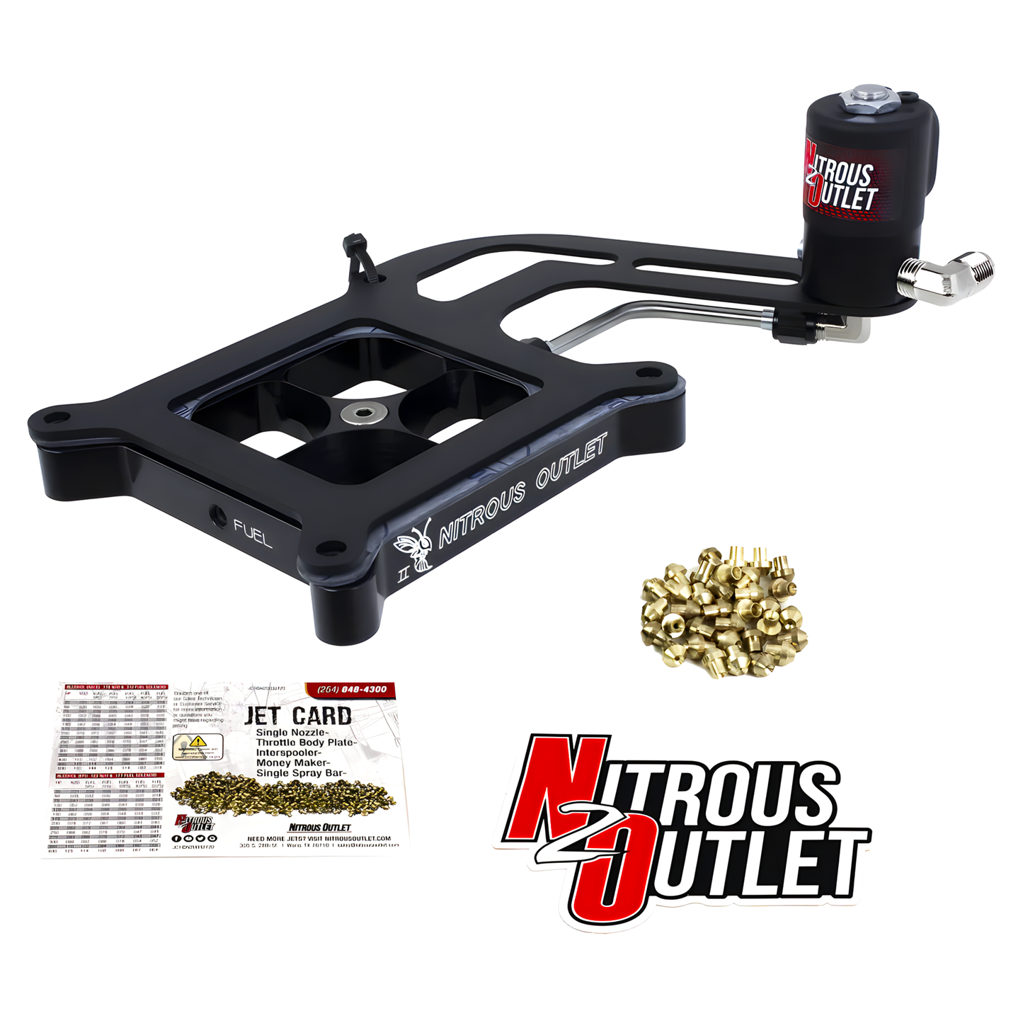 4150 Stinger 2 Dry Plate Conversion, With Boomerang Solenoid Bracket (50-400HP)