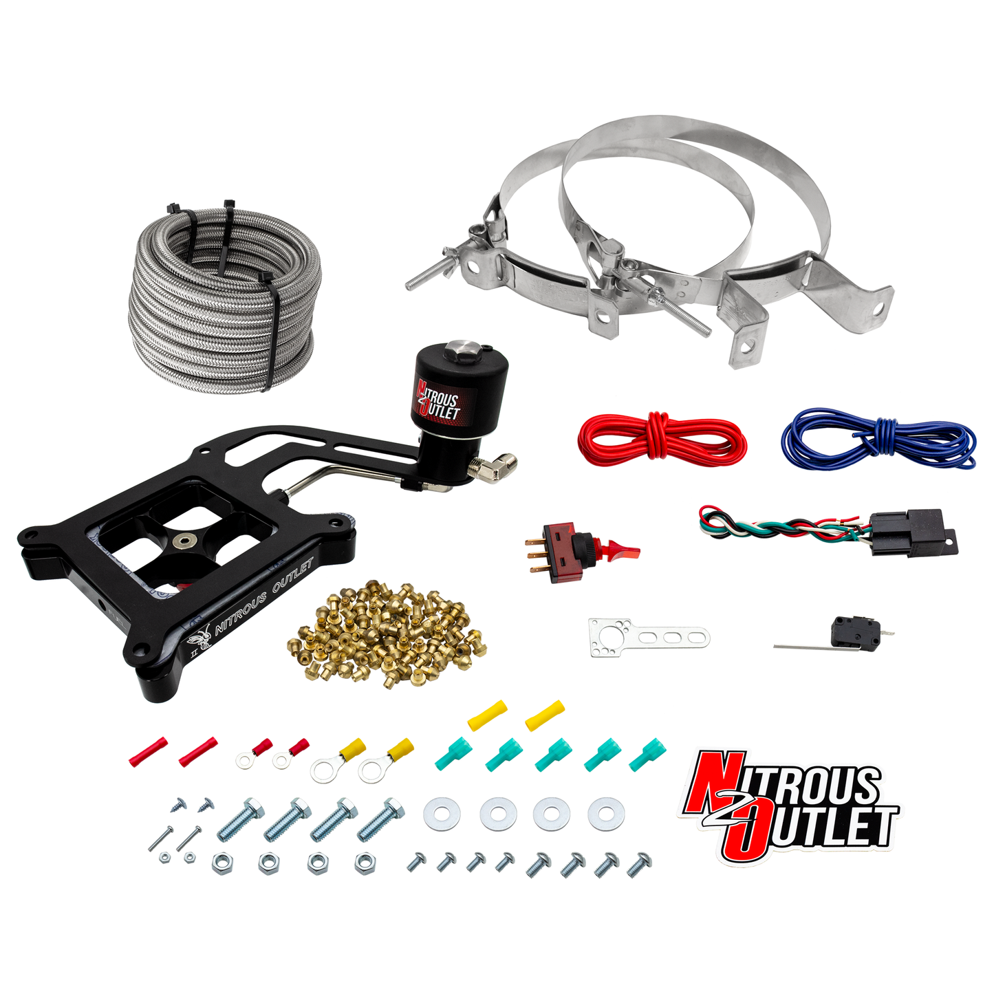 Stinger 2 Race Dry 4150 Boomerang Nitrous Plate System