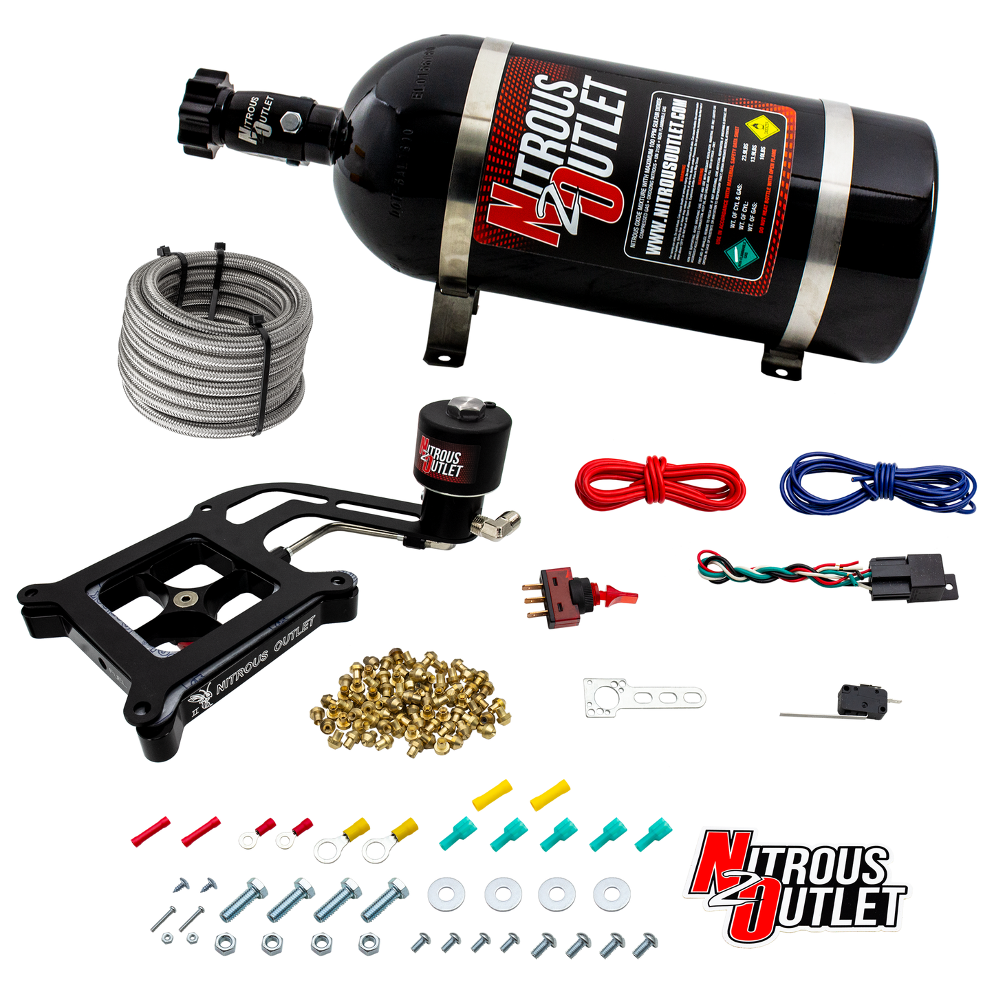Stinger 2 Race Dry 4150 Boomerang Nitrous Plate System