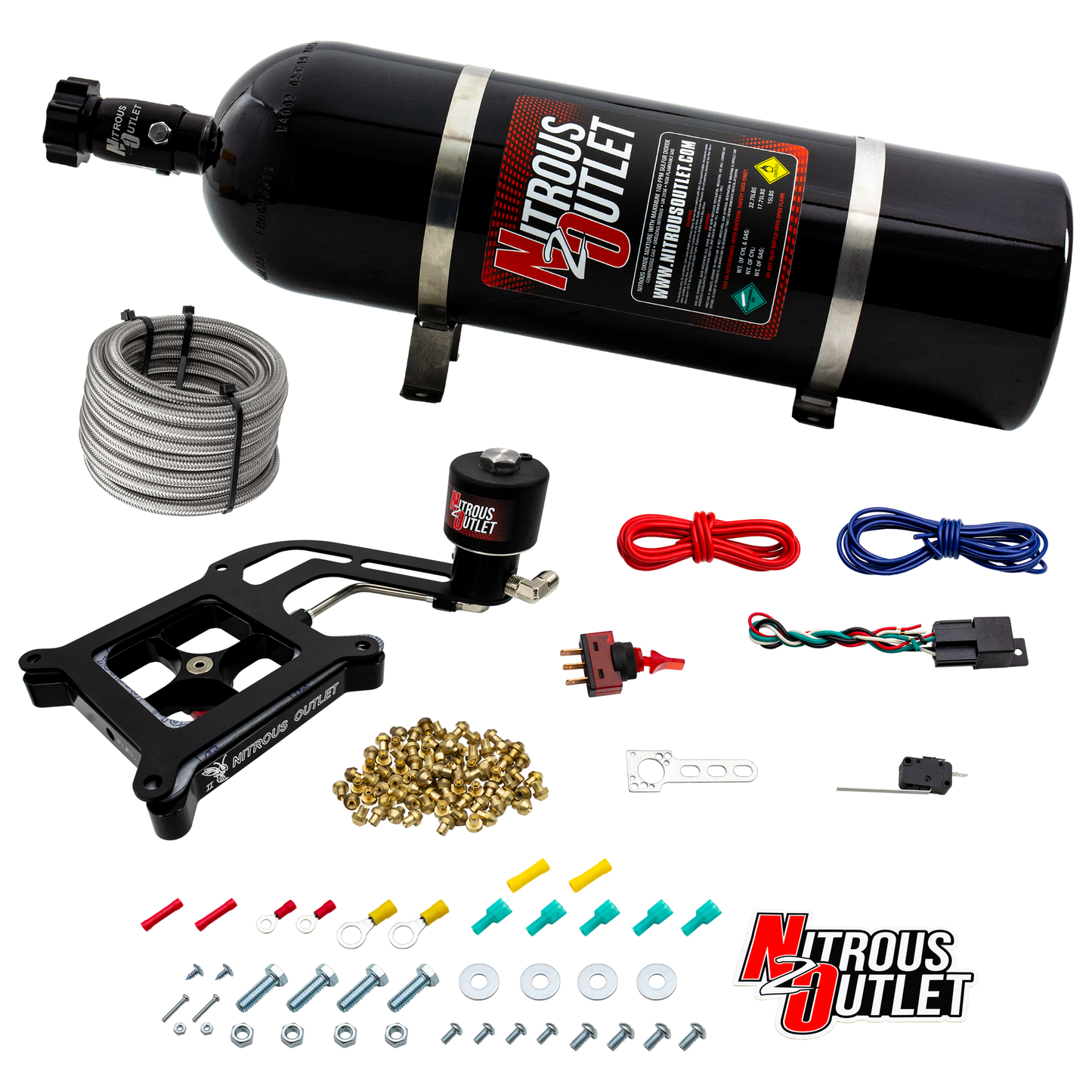 Stinger 2 Race Dry 4150 Boomerang Nitrous Plate System