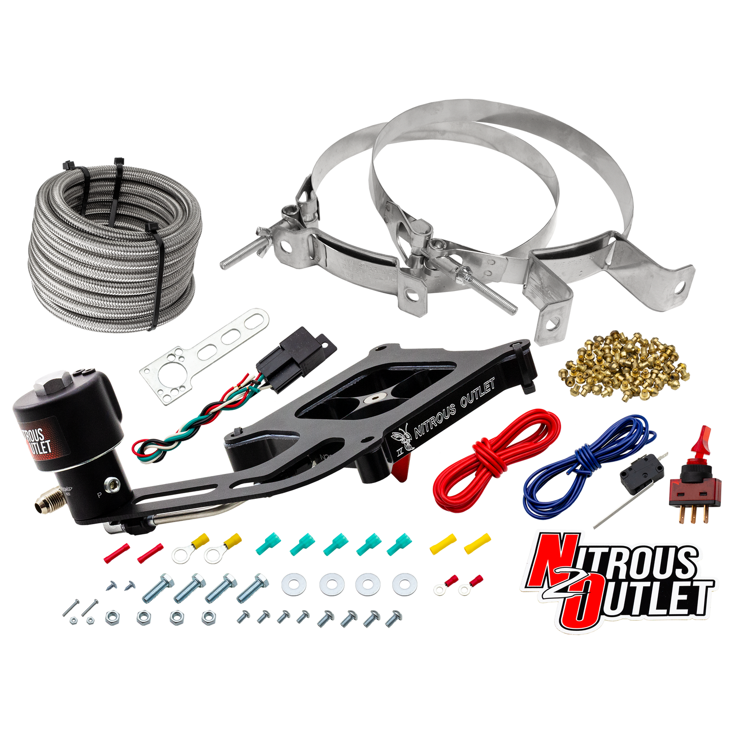 Stinger 4 Race Dry 4150 Boomerang Nitrous Plate System