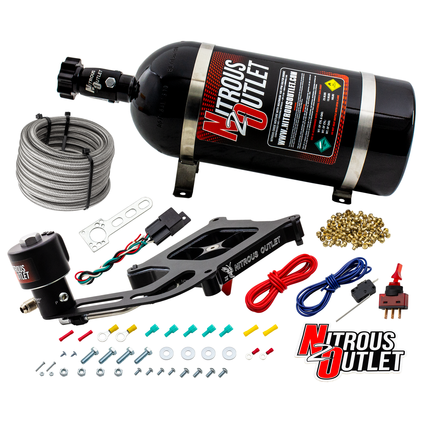 Stinger 4 Race Dry 4150 Boomerang Nitrous Plate System