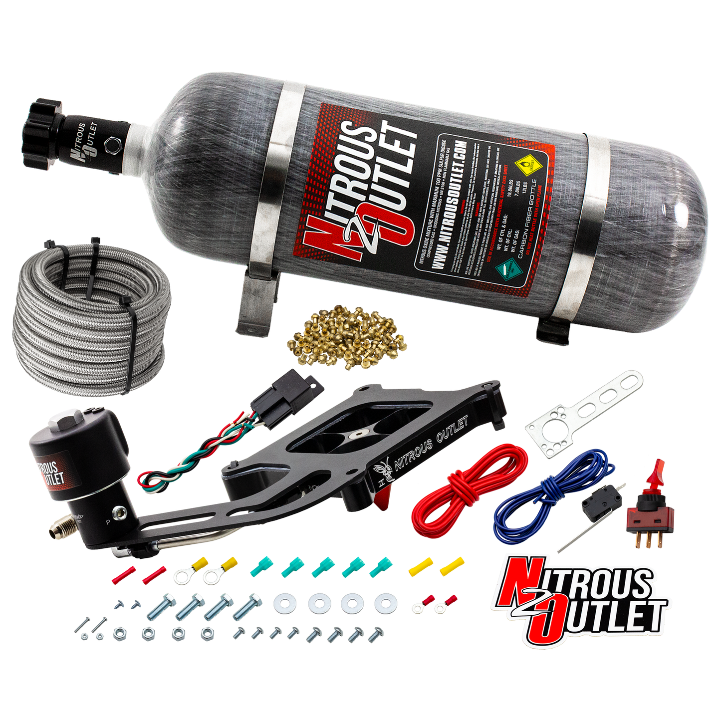 Stinger 4 Race Dry 4150 Boomerang Nitrous Plate System