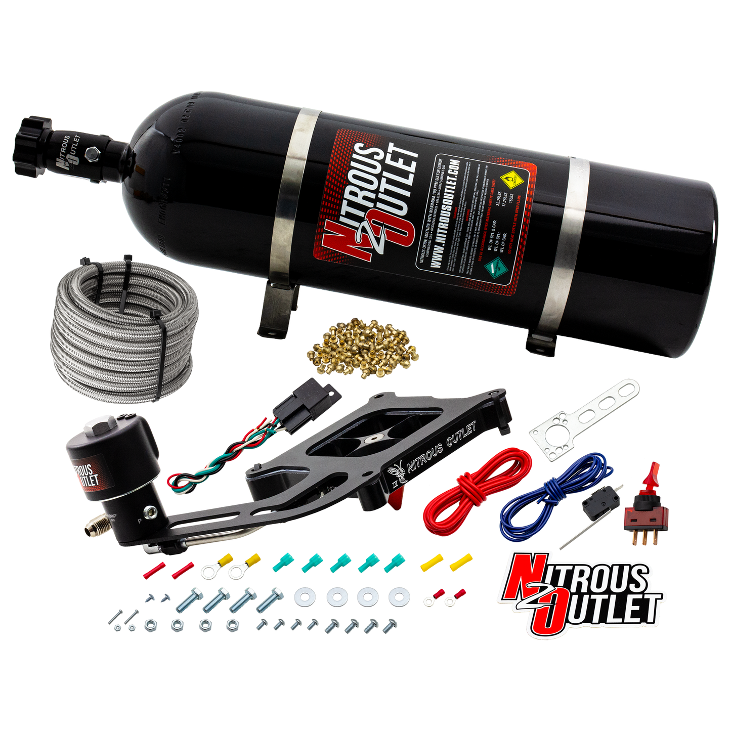 Stinger 4 Race Dry 4150 Boomerang Nitrous Plate System