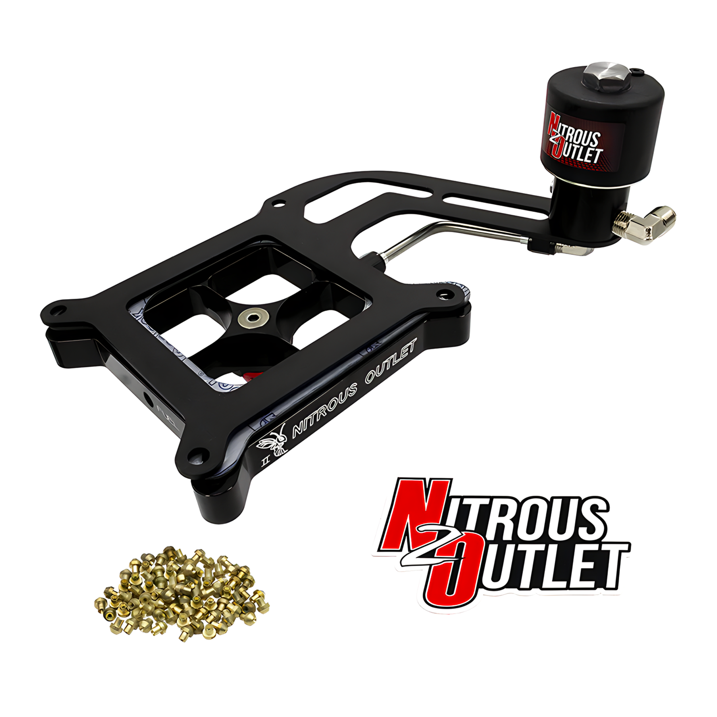 4150 Stinger 2 Dry Race Plate Conversion, With Boomerang Solenoid Bracket (50-600HP)