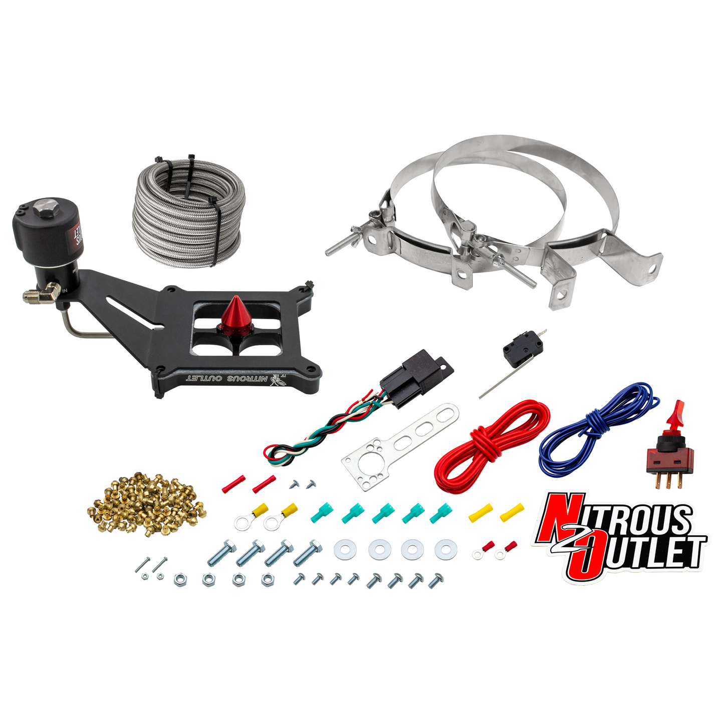 Stinger 4 Race Dry 4150 Deep Break Nitrous Plate System