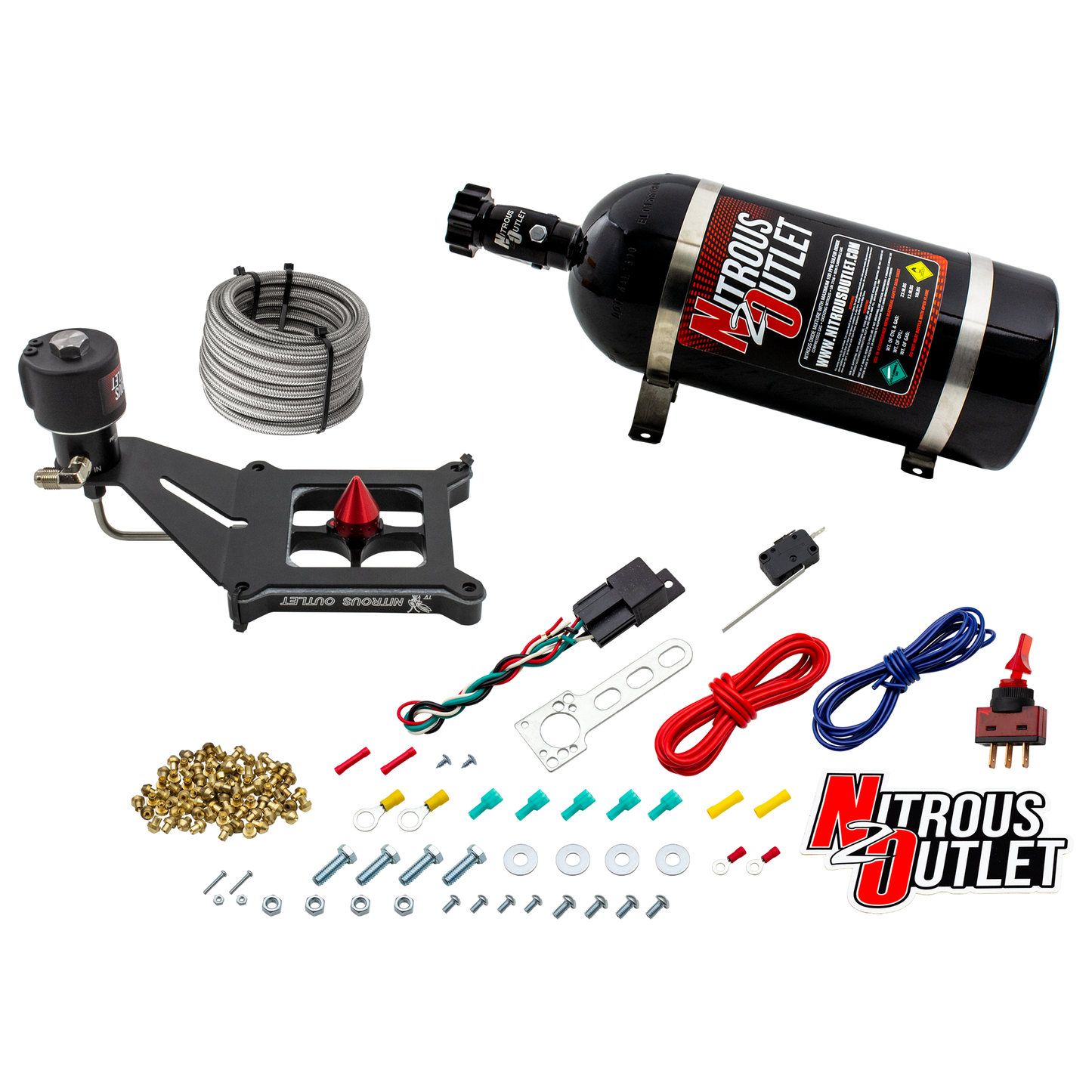 Stinger 4 Race Dry 4150 Deep Break Nitrous Plate System