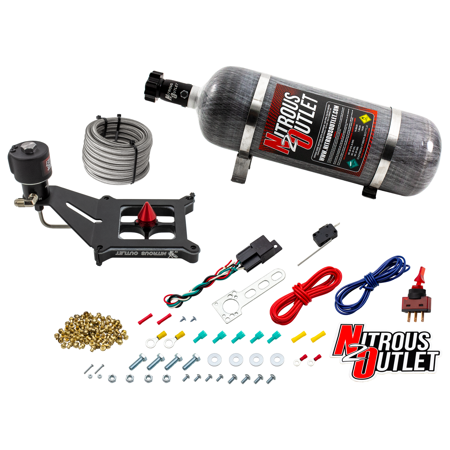 Stinger 4 Race Dry 4150 Deep Break Nitrous Plate System