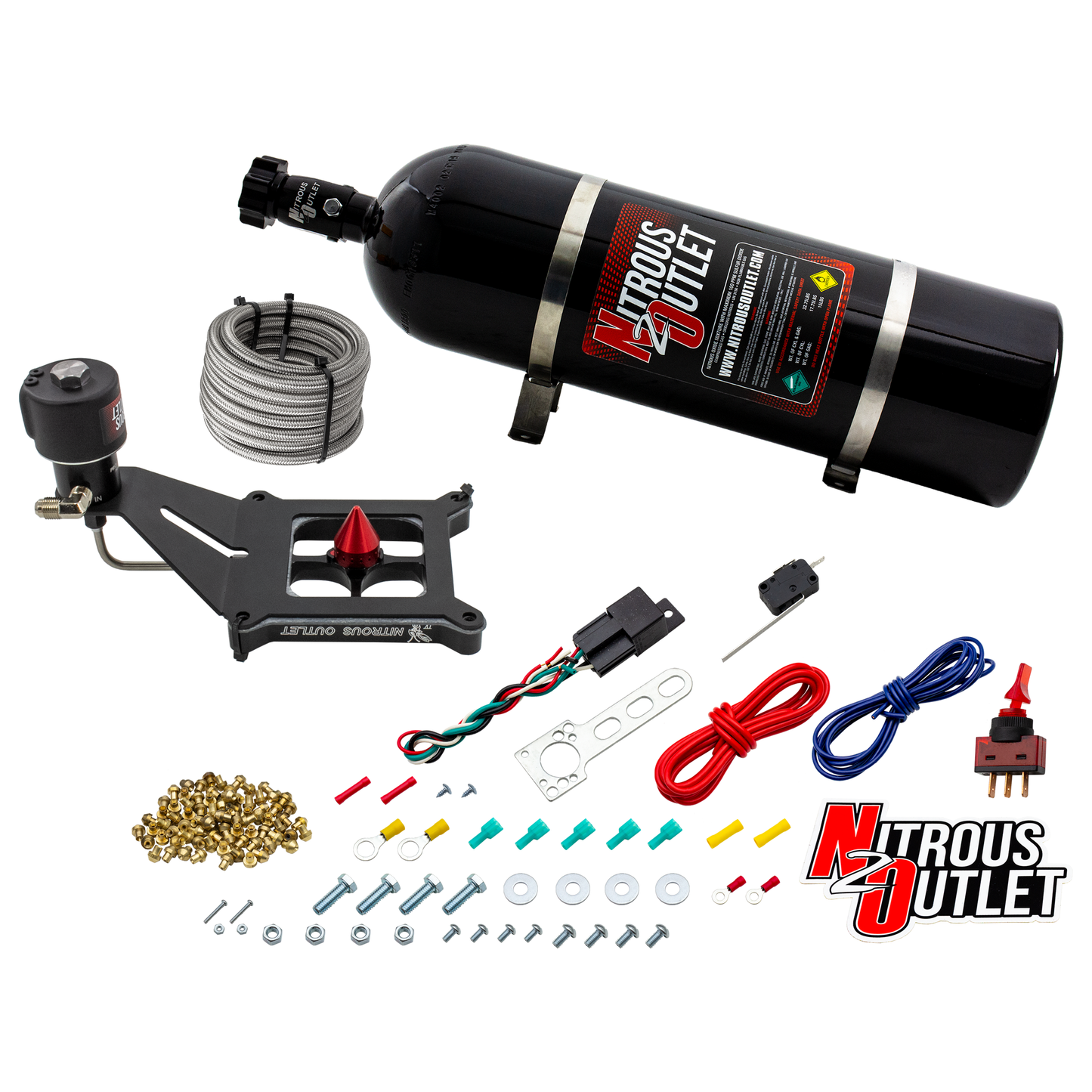 Stinger 4 Race Dry 4150 Deep Break Nitrous Plate System