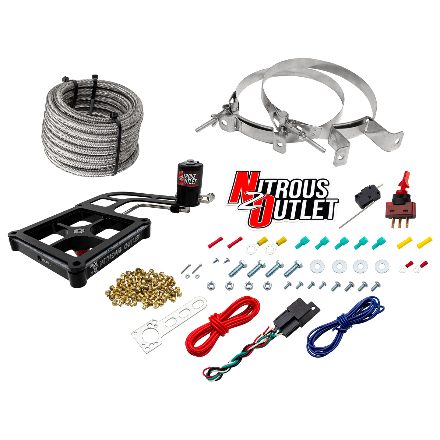 Stinger 2 Standard Dry 4500 Boomerang Nitrous Plate System