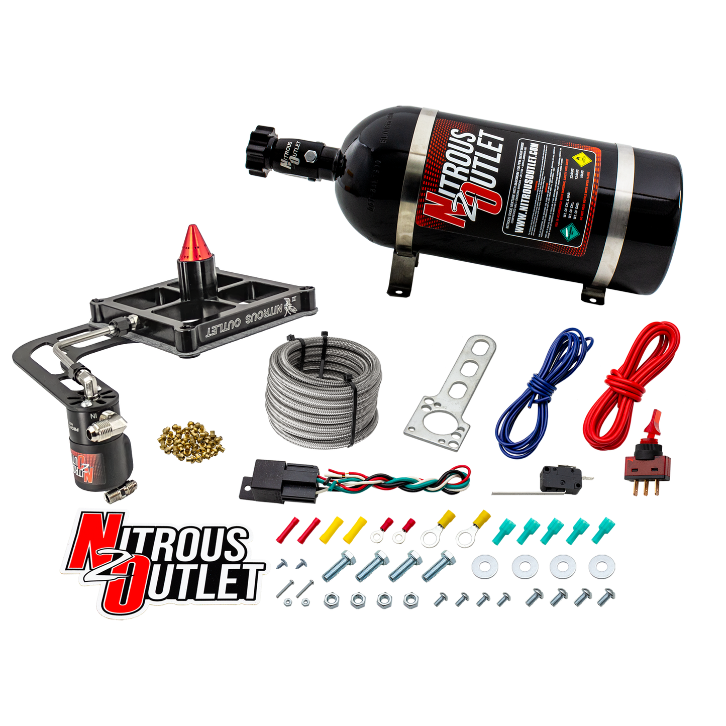 4500 Stinger 3 Dry Plate System With Offset Solenoid Bracket(50-400HP)