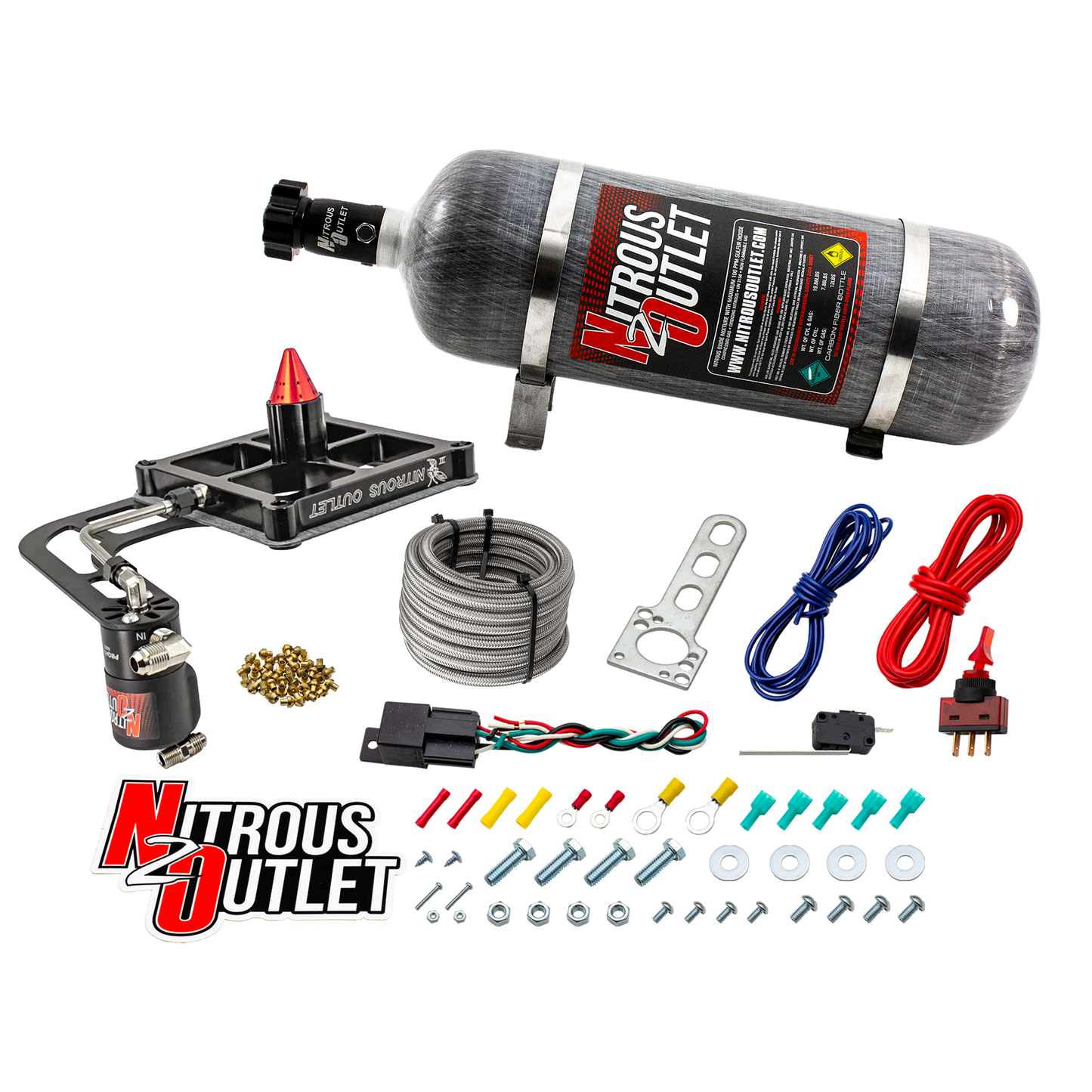 4500 Stinger 3 Dry Plate System With Offset Solenoid Bracket(50-400HP)