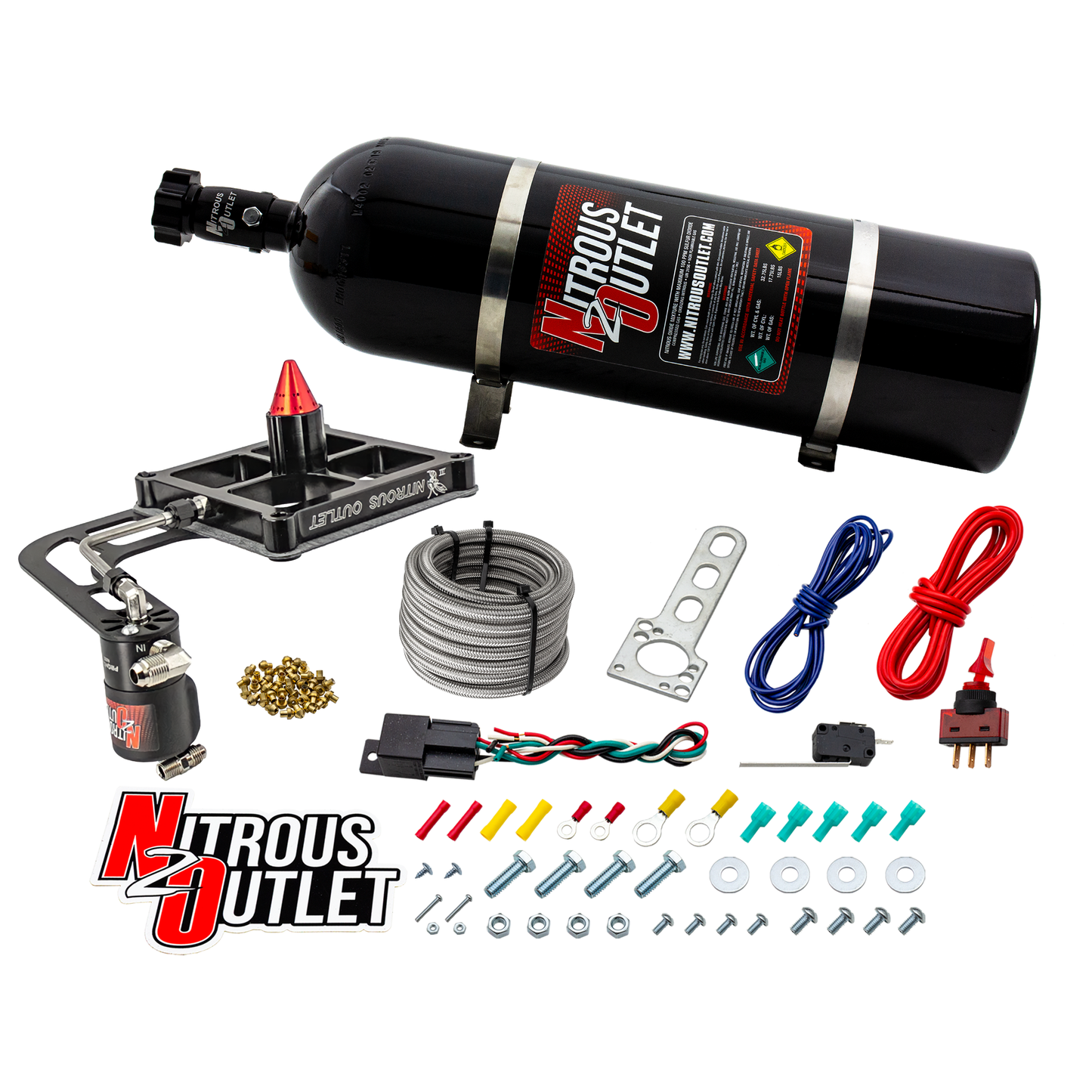 4500 Stinger 3 Dry Plate System With Offset Solenoid Bracket(50-400HP)