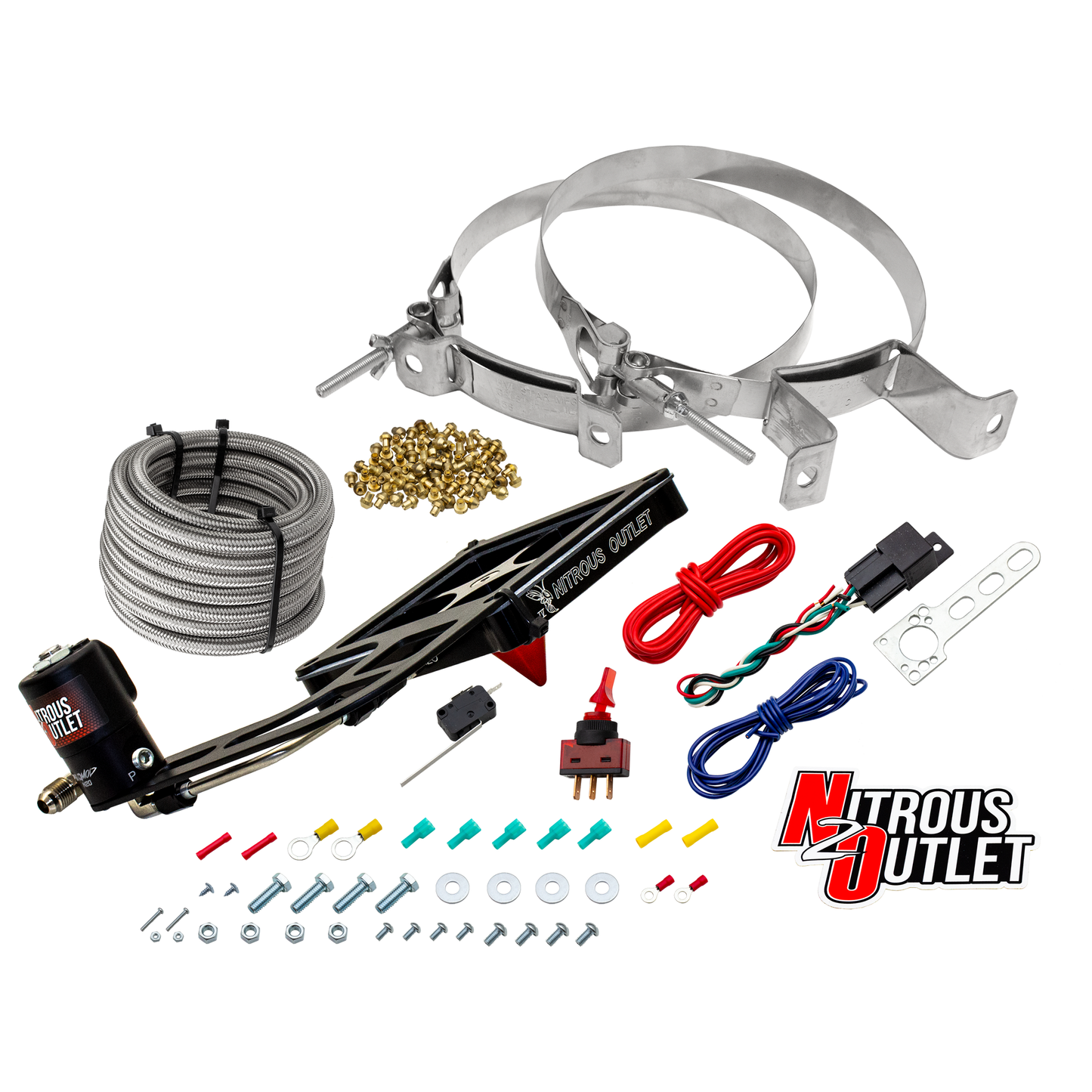 Stinger 4 Standard Dry 4500 Boomerang Nitrous Plate System