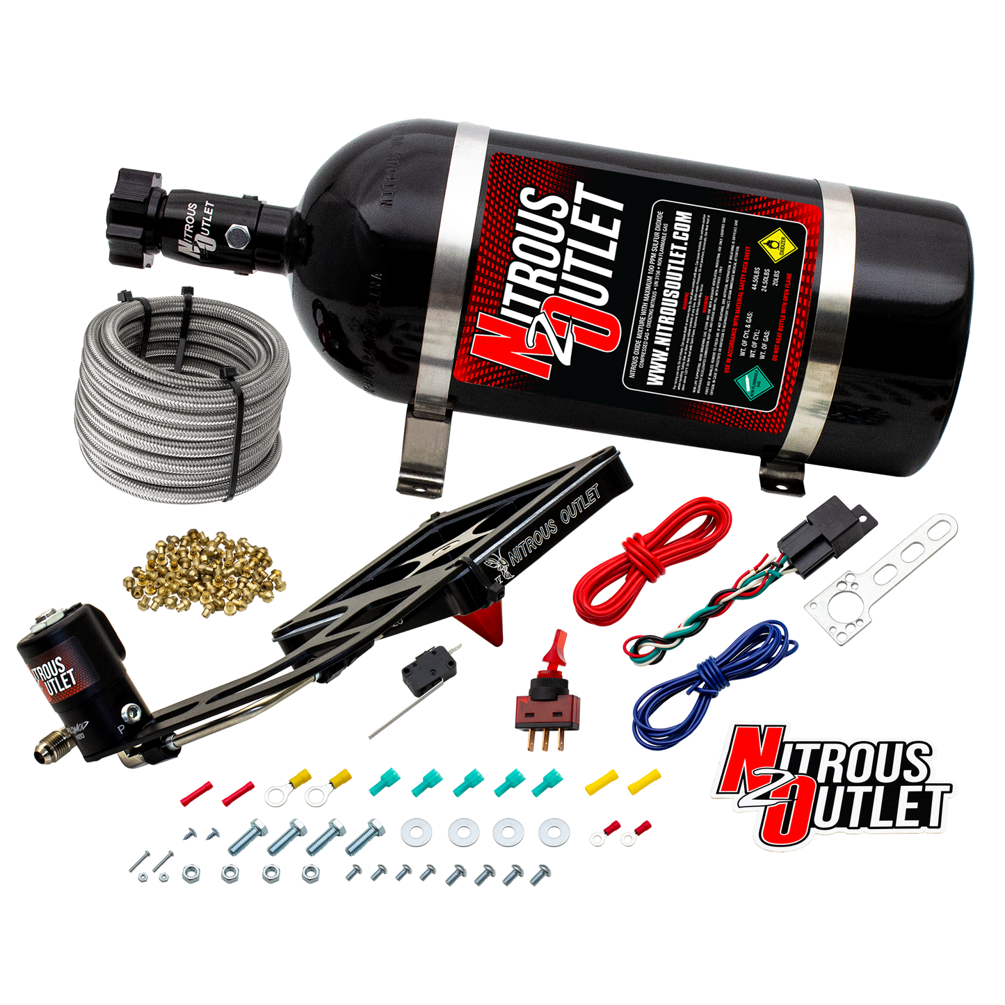 Stinger 4 Standard Dry 4500 Boomerang Nitrous Plate System