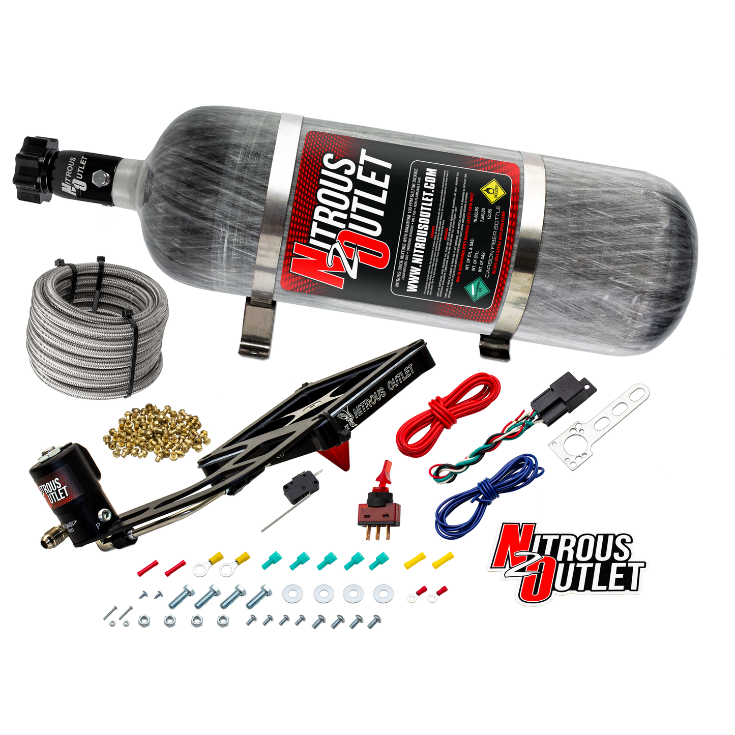 Stinger 4 Standard Dry 4500 Boomerang Nitrous Plate System