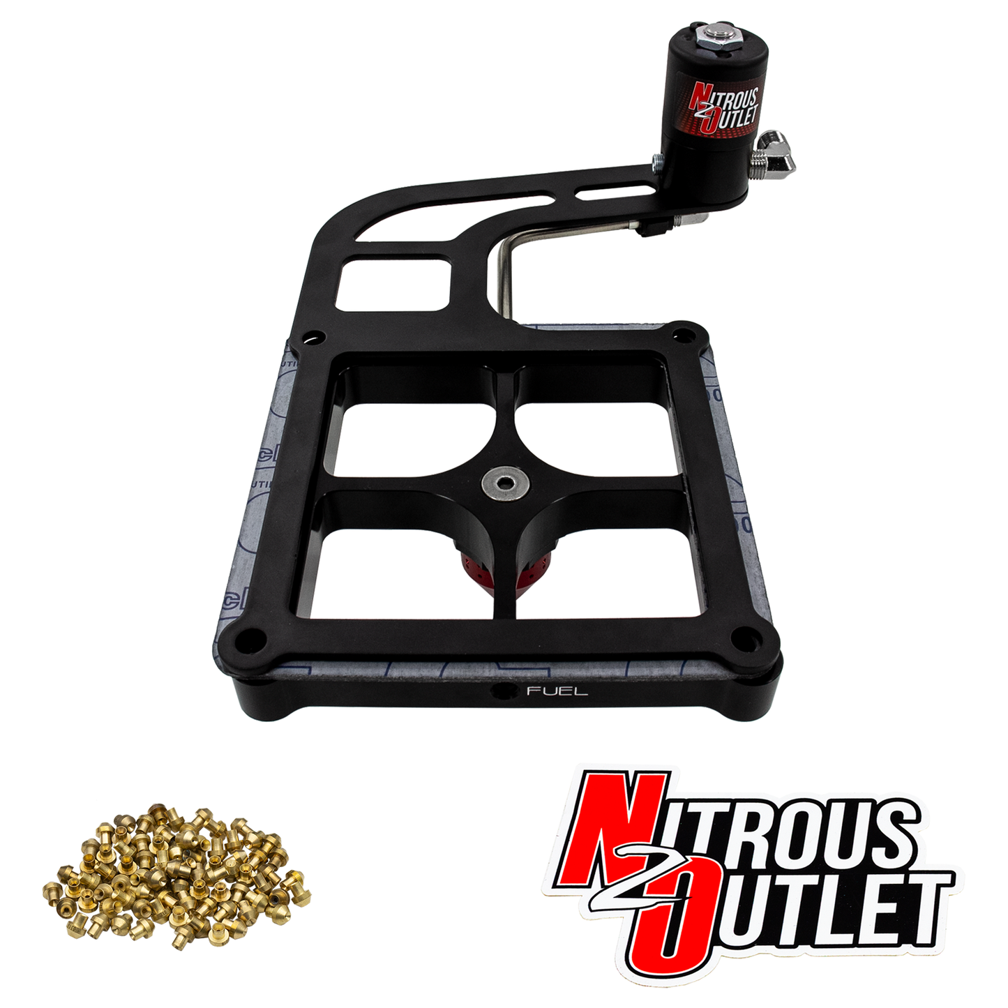 Stinger 4 Standard Dry 4500 Boomerang Solenoids Forward Nitrous Plate Conversion