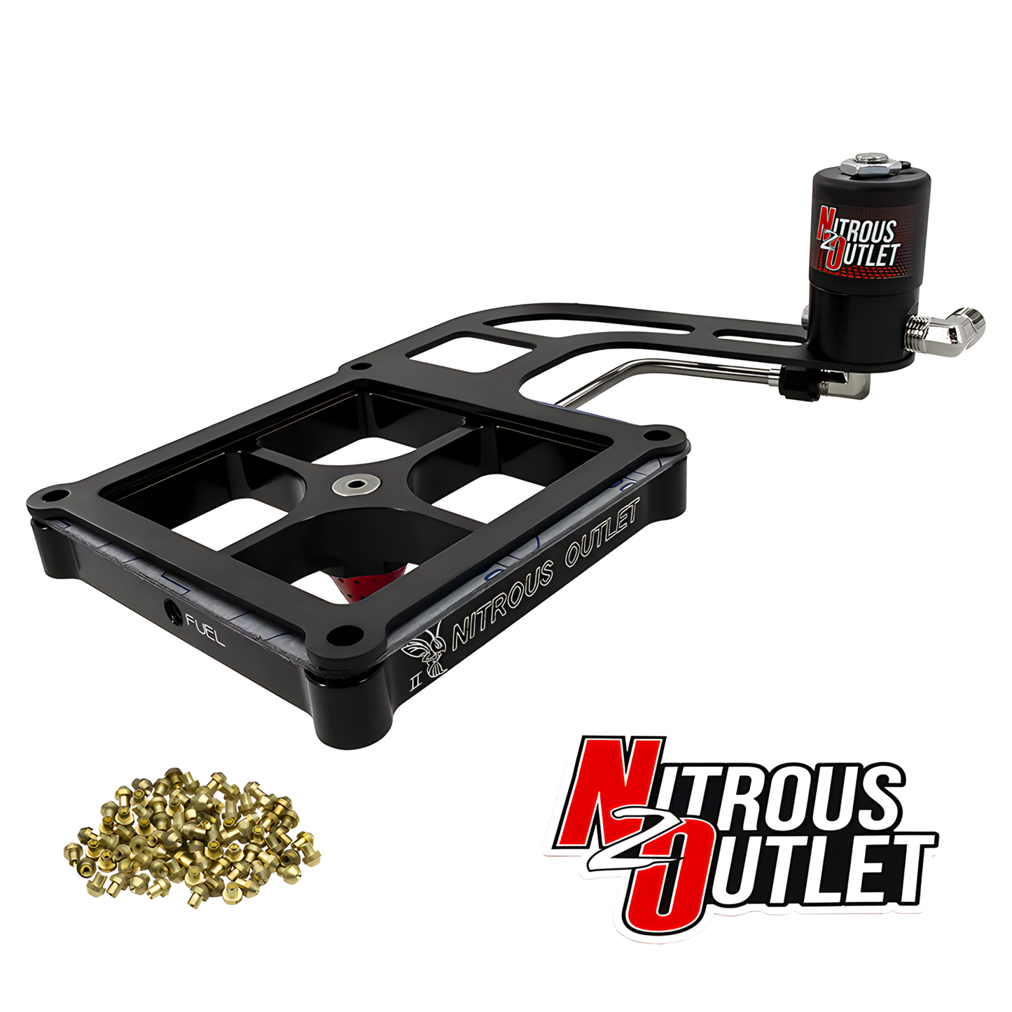 Stinger 2 Standard Dry 4500 Boomerang Solenoids Forward Nitrous Plate Conversion