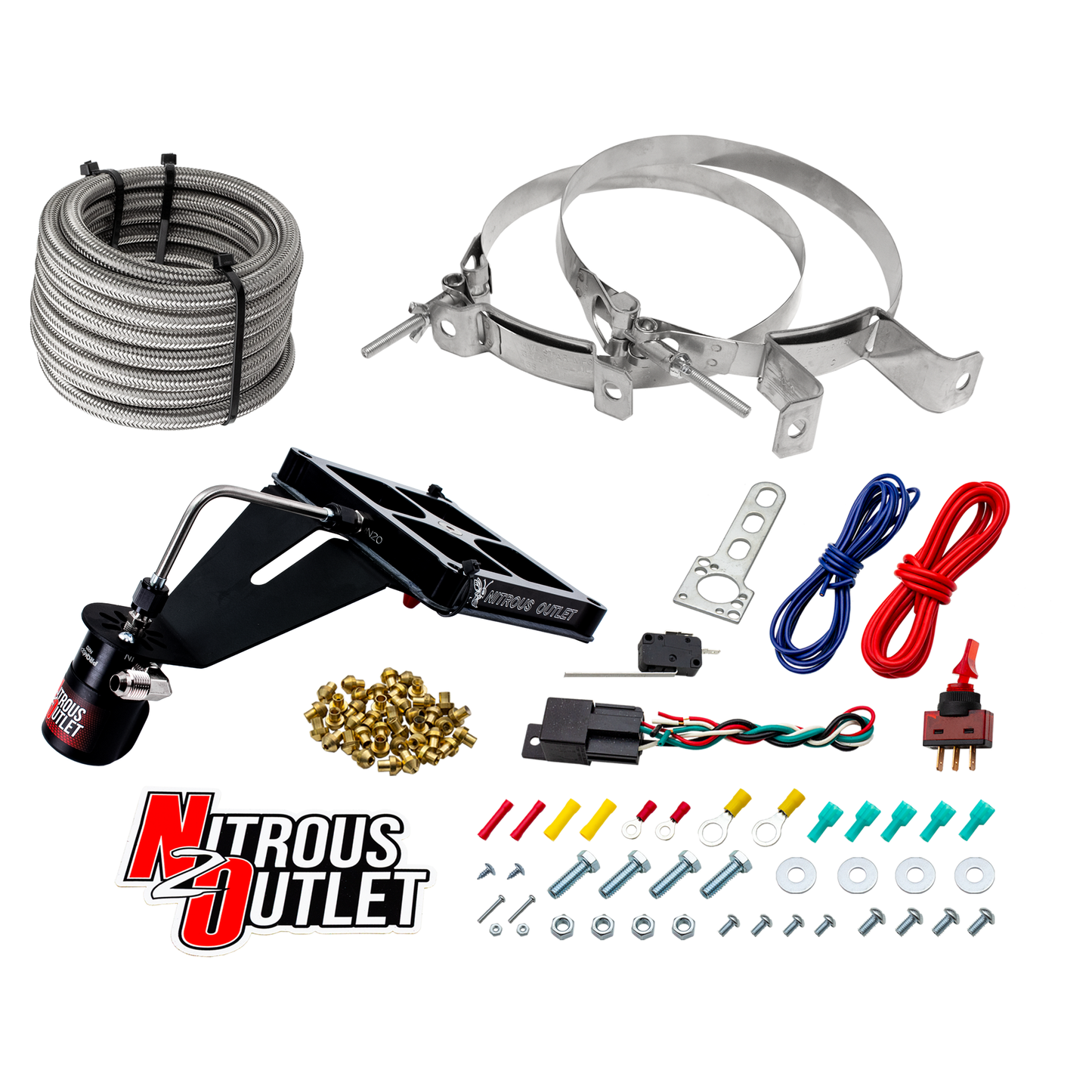 4500 Stinger 2 Dry Plate System with Deep Break Solenoid Bracket (50-500HP)