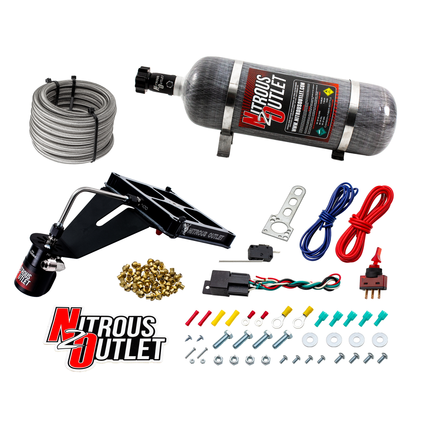 4500 Stinger 2 Dry Plate System with Deep Break Solenoid Bracket (50-500HP)