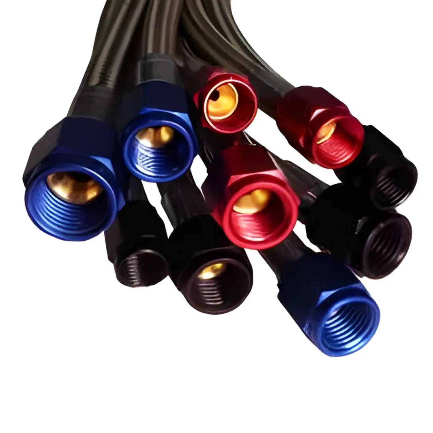 Race Stainless Steel Braided Hose (Black Fitting)